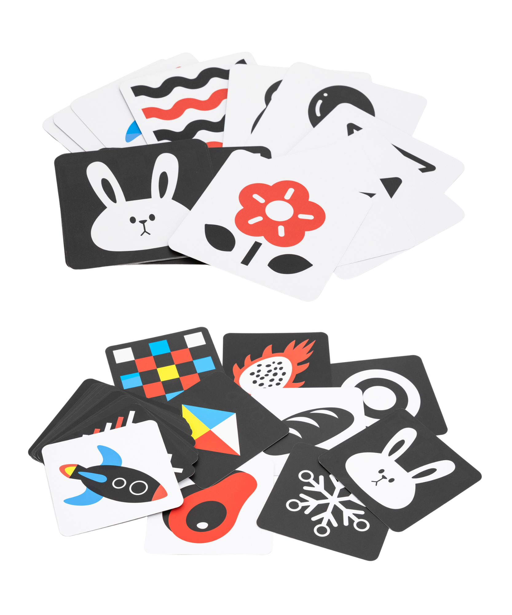 صندوق PolarB FSC Grow-with-Me Sensory Seekers، مجموعة ألعاب حسية مستوحاة من مونتيسوري للأطفال من عمر 0 إلى 6 أشهر، تتضمن بطاقات عالية التباين، ومرآة، وماراكاس، وخشخيشة، وأقراص، وكرات ذات ملمس مميز