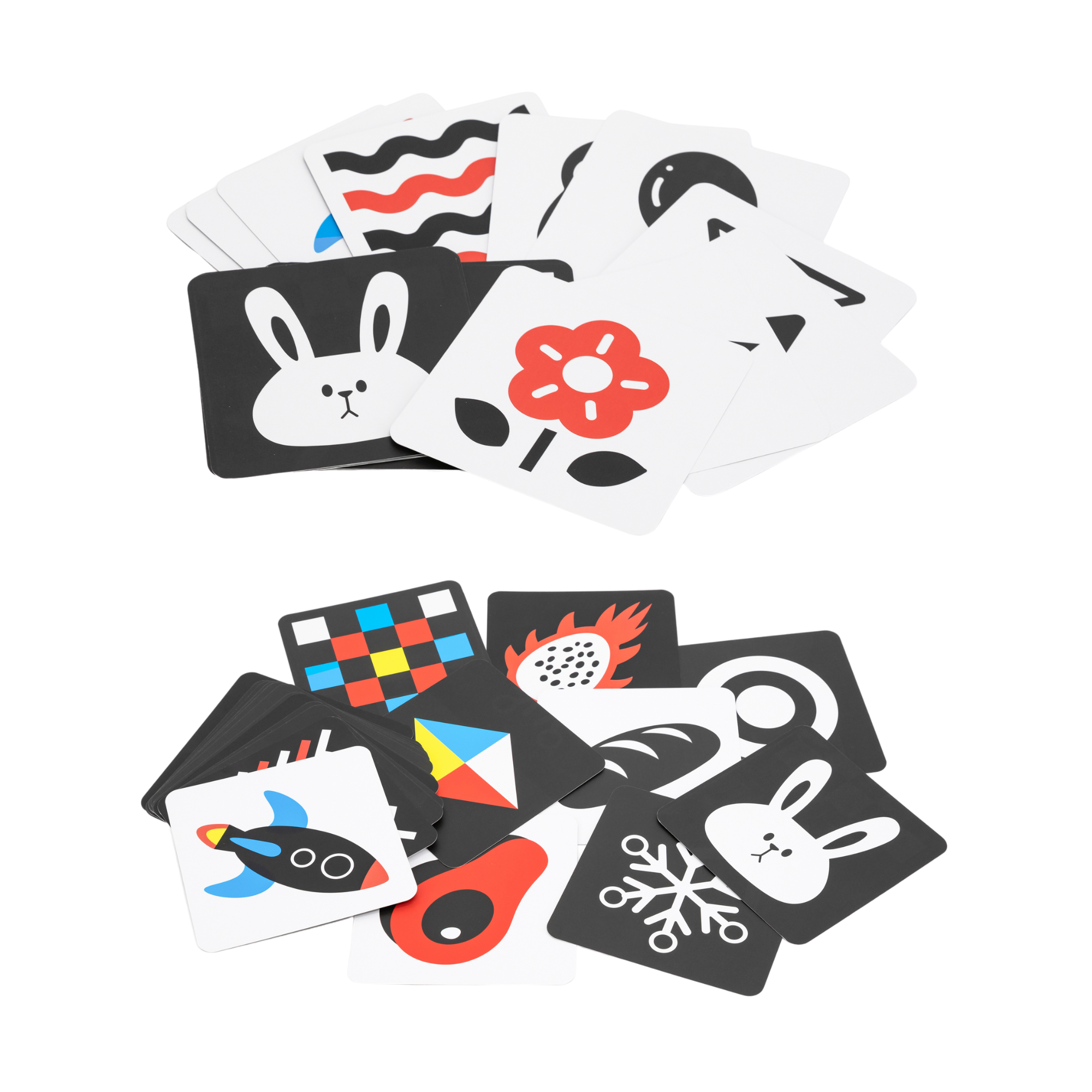 صندوق PolarB FSC Grow-with-Me Sensory Seekers، مجموعة ألعاب حسية مستوحاة من مونتيسوري للأطفال من عمر 0 إلى 6 أشهر، تتضمن بطاقات عالية التباين، ومرآة، وماراكاس، وخشخيشة، وأقراص، وكرات ذات ملمس مميز