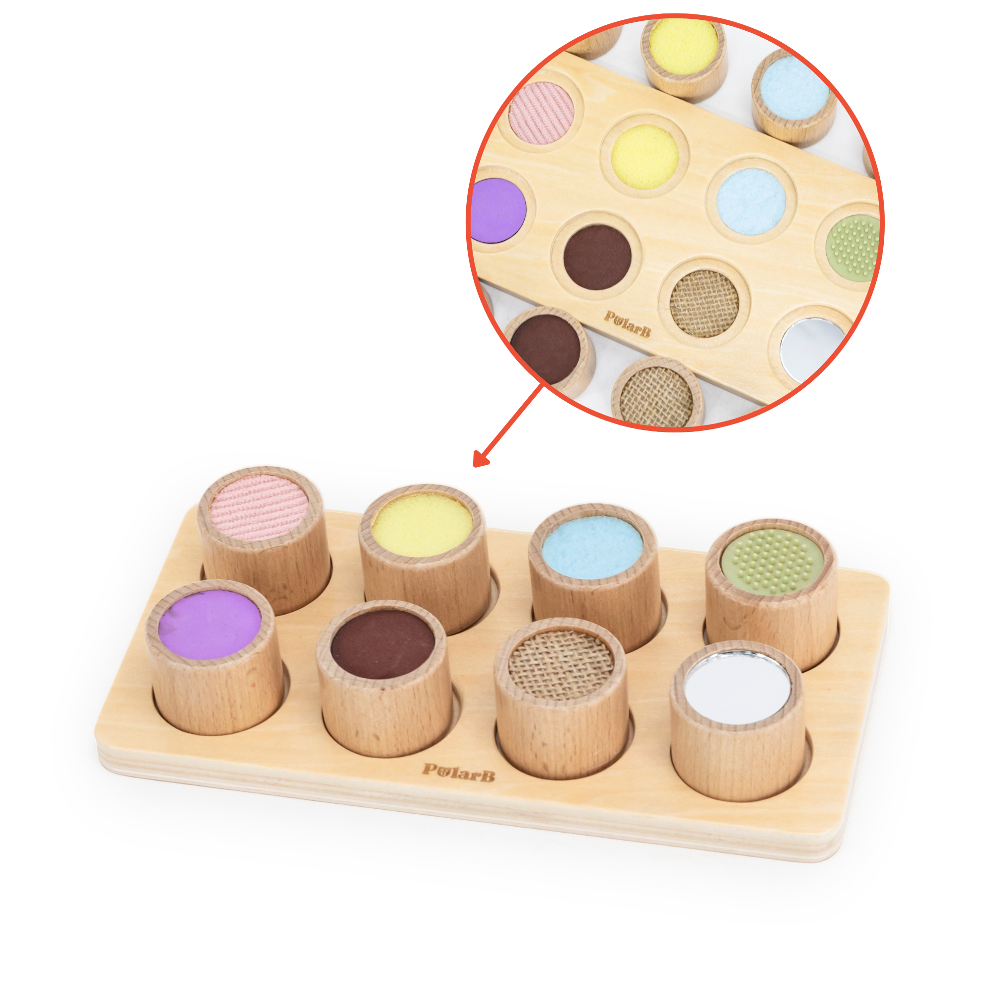 مجموعة ألعاب تعليمية للأطفال الصغار من PolarB Grow-with-Me Free Spirits، تُنمي المهارات الحسية والحركية والذاكرة والعواطف والأنشطة الإبداعية، وهي ألعاب خشبية صديقة للبيئة للأطفال من سن 3 سنوات فما فوق