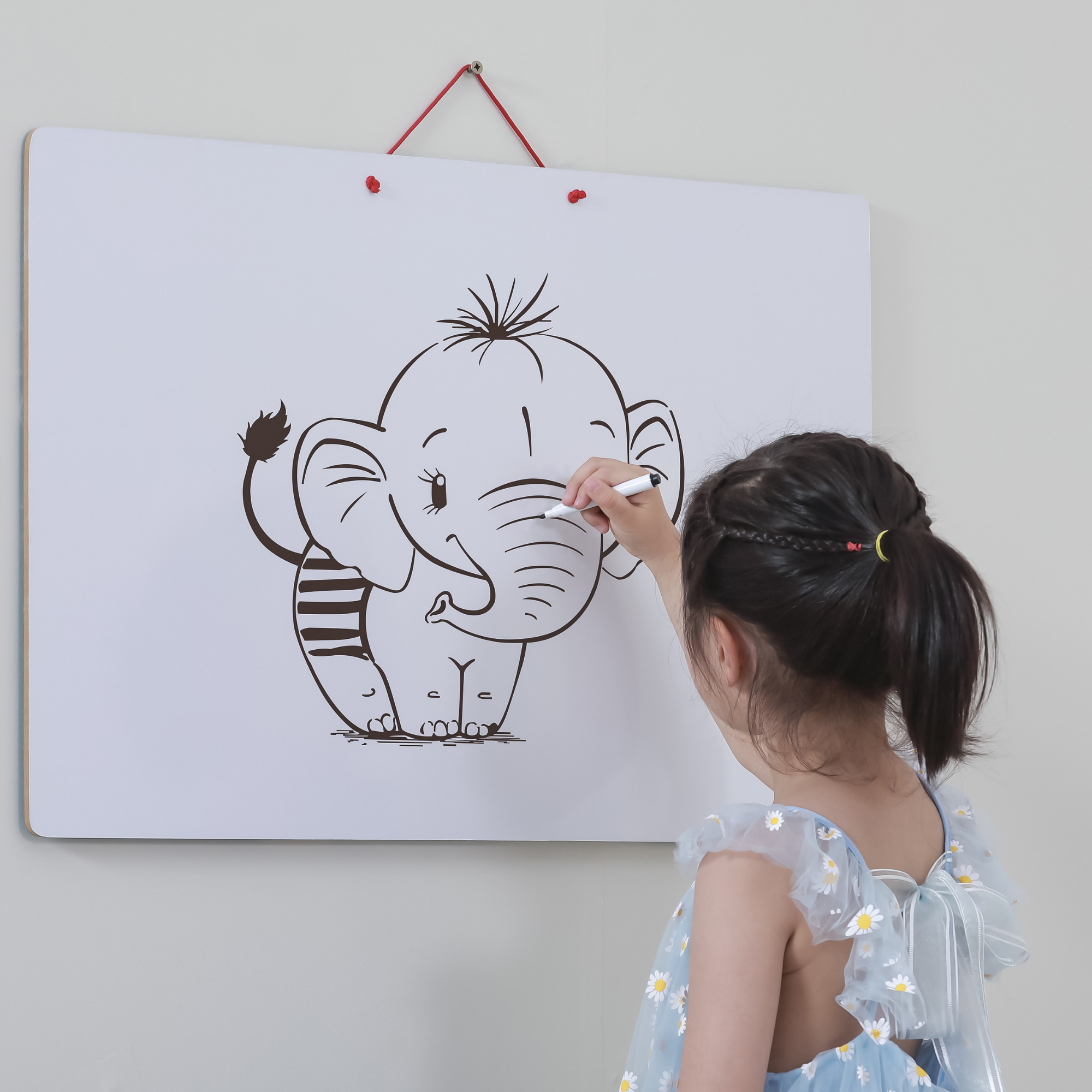 لوحة مسح جاف من فيجا مع أحجية عالم مغناطيسية، لعبة مونتيسوري خشبية، تنمي المهارات الحسية والإدراكية والحركية الدقيقة، لعبة تعليمية للأطفال غير سامة وصديقة للبيئة، مناسبة للأطفال من سن 3 سنوات فما فوق