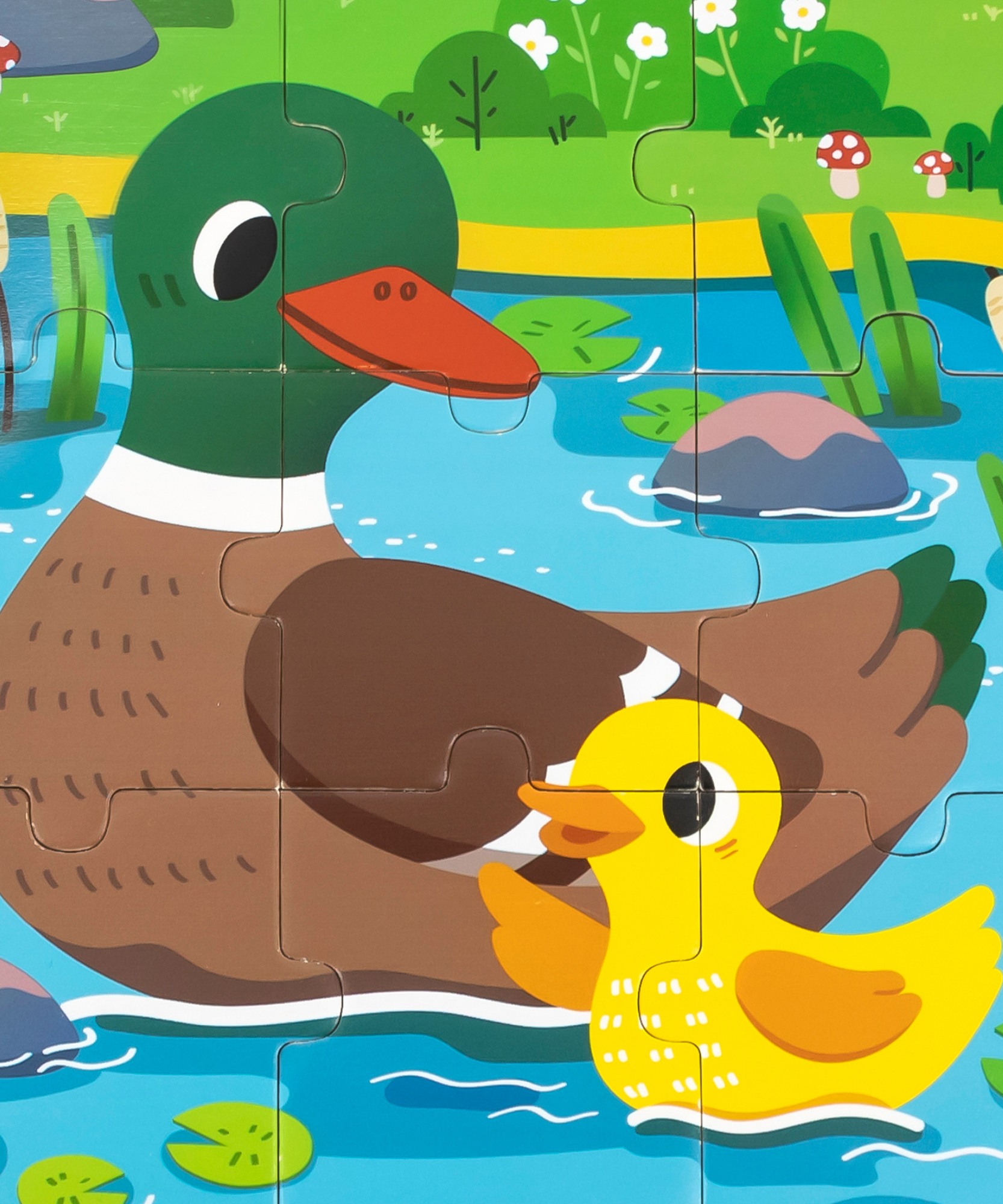 لعبة فيجا داك، أحجية الصور المقطوعة من 9 قطع، لعبة مونتيسوري الخشبية، تُنمّي المهارات الحسية والإدراكية والحركية الدقيقة، لعبة تعليمية للأطفال غير سامة وصديقة للبيئة، مناسبة للأولاد والبنات من عمر 18 شهرًا فما فوق