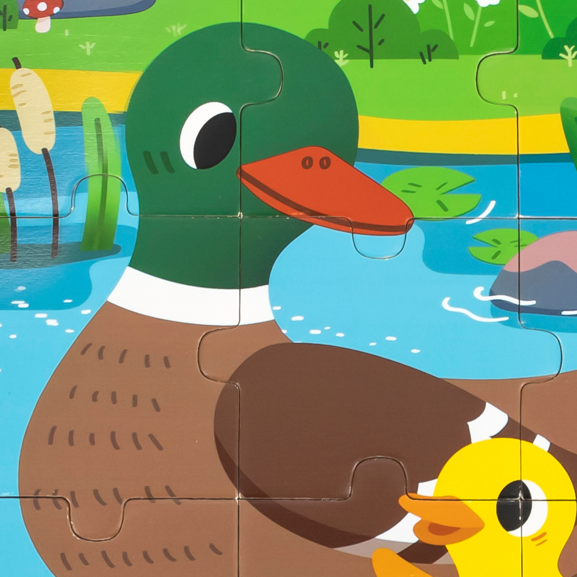 لعبة فيجا داك، أحجية الصور المقطوعة من 9 قطع، لعبة مونتيسوري الخشبية، تُنمّي المهارات الحسية والإدراكية والحركية الدقيقة، لعبة تعليمية للأطفال غير سامة وصديقة للبيئة، مناسبة للأولاد والبنات من عمر 18 شهرًا فما فوق