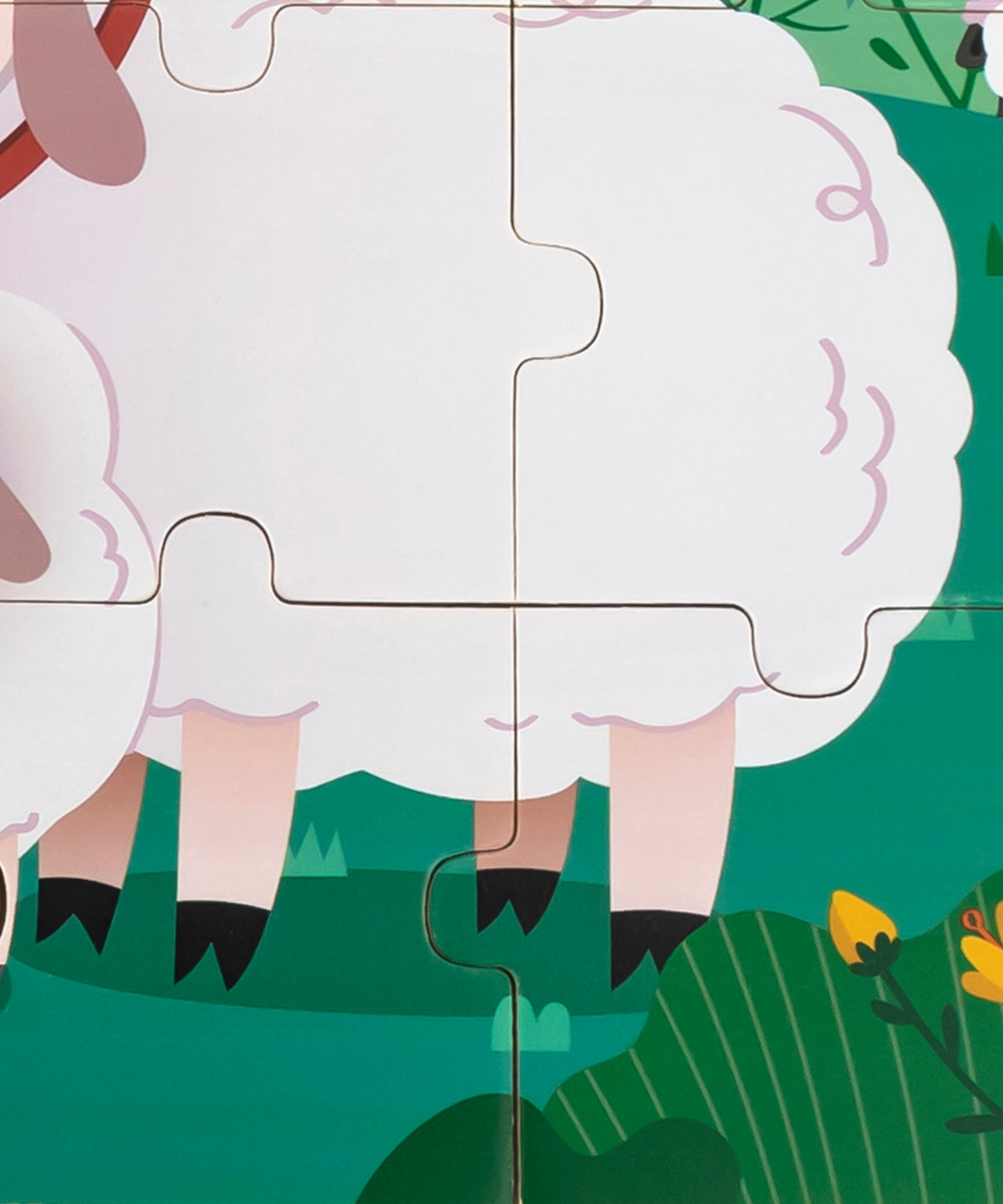 لعبة أحجية الصور المقطوعة Viga Sheep، مكونة من 9 قطع، لعبة مونتيسوري الخشبية، تُنمّي المهارات الحسية والإدراكية والحركية الدقيقة، لعبة تعليمية للأطفال غير سامة وصديقة للبيئة، مناسبة للأولاد والبنات من عمر 18 شهرًا فما فوق