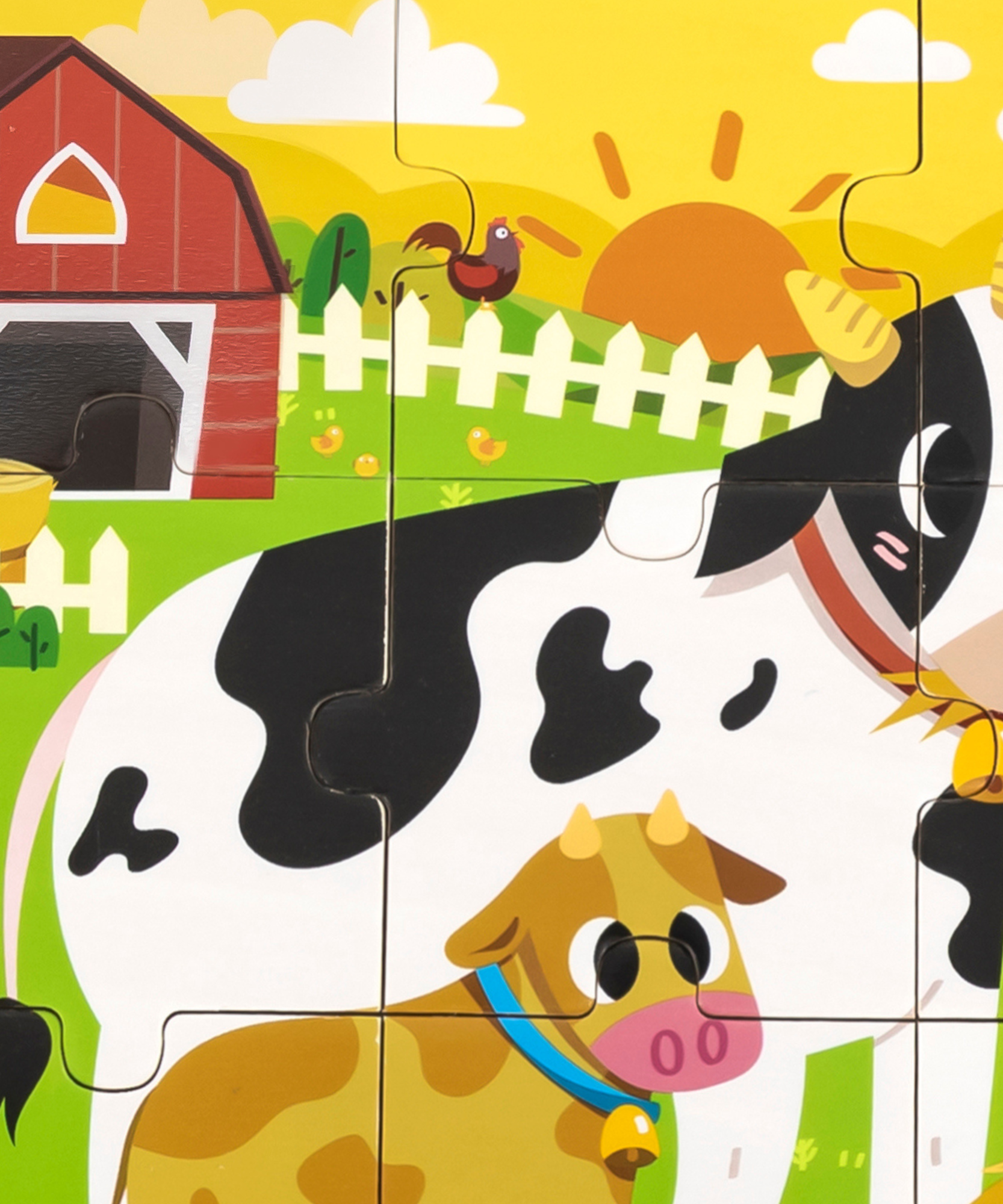 لعبة بازل فيجا كاو، 9 قطع، لعبة مونتيسوري الخشبية، تنمي المهارات الحسية والإدراكية والحركية الدقيقة، لعبة تعليمية للأطفال غير سامة وصديقة للبيئة، مناسبة للأولاد والبنات من سن 18 شهرًا فما فوق