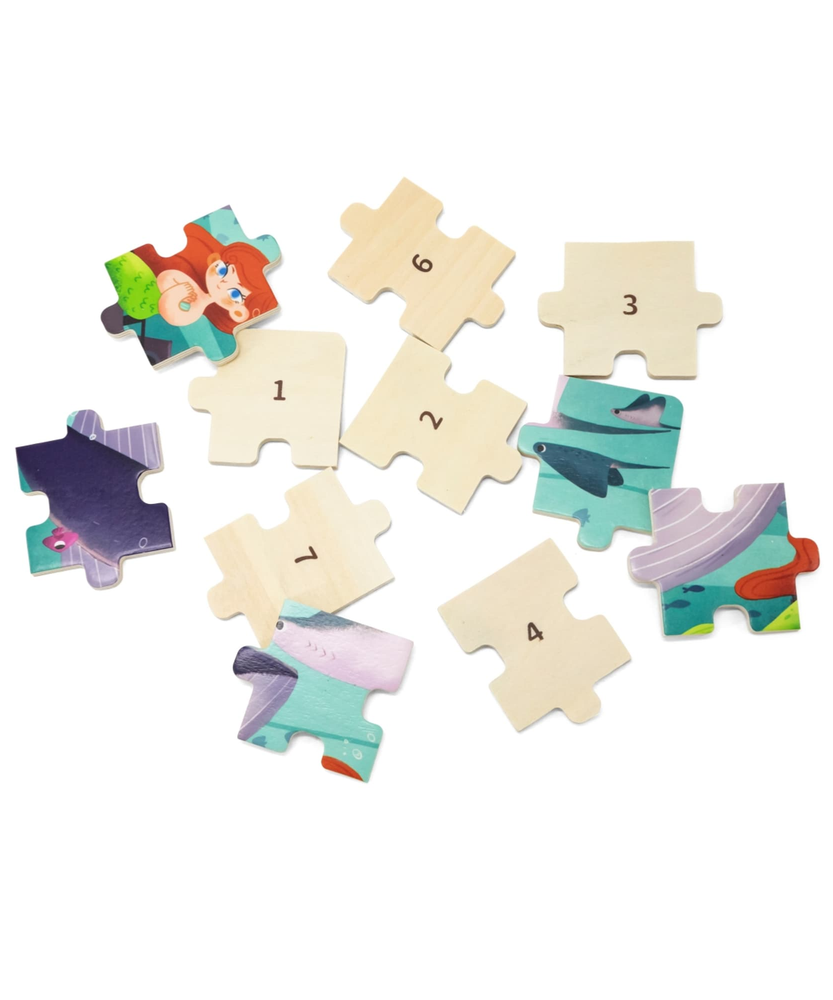 لغز الصور المقطوعة من فيجا سي سيكريت، 24 قطعة، لعبة مونتيسوري الخشبية، تنمي المهارات الحسية والإدراكية والحركية الدقيقة، لعبة تعليمية للأطفال غير سامة وصديقة للبيئة، مناسبة للأولاد والبنات من عمر سنتين فما فوق