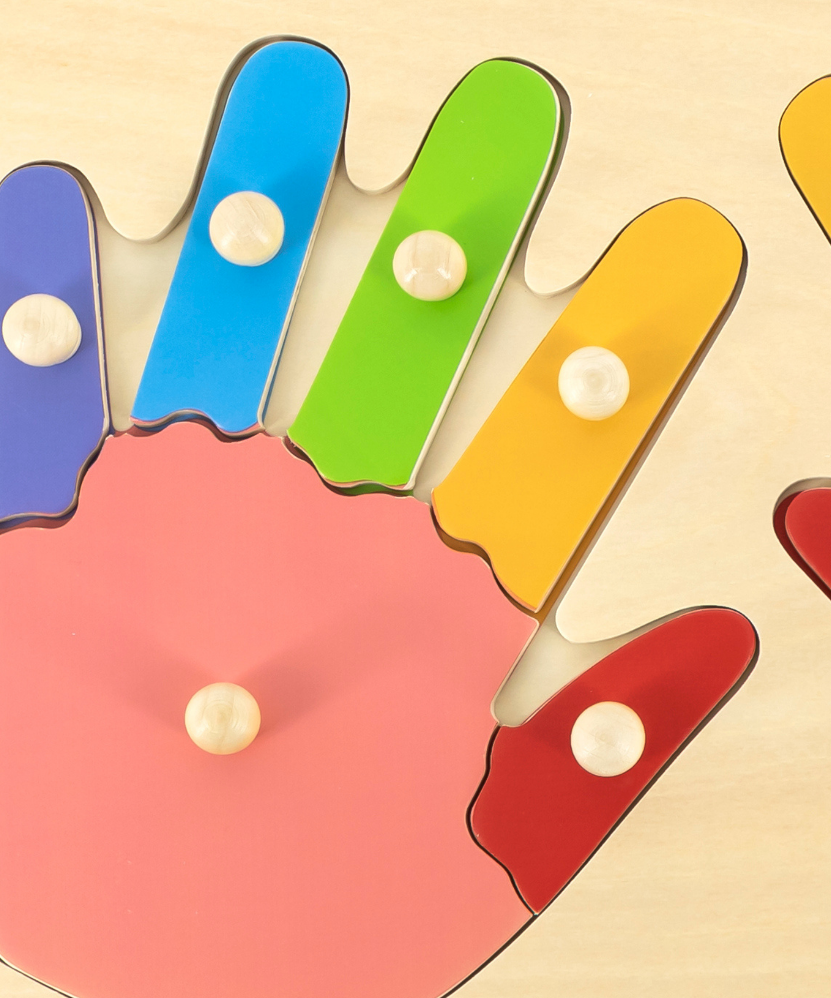 لعبة فيجا هاندز آند فينجرز، أحجية بمقابض من 12 قطعة، لعبة مونتيسوري خشبية، تُنمّي المهارات الحسية والإدراكية والحركية الدقيقة، لعبة تعليمية للأطفال غير سامة وصديقة للبيئة، مناسبة للأطفال من سن 18 شهرًا فما فوق