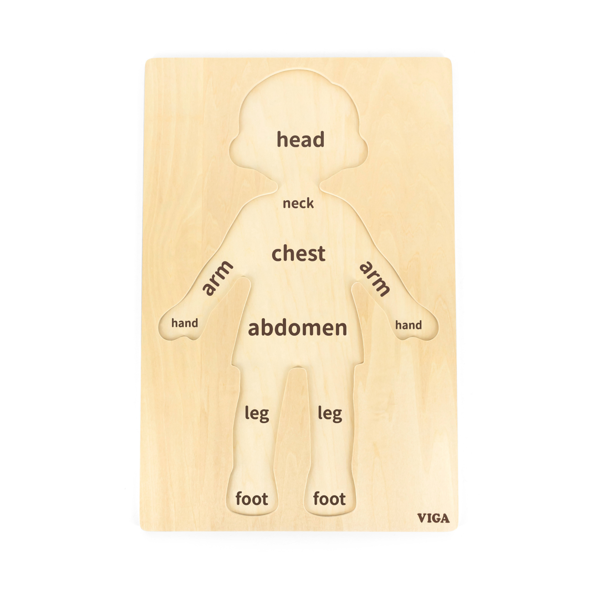 لعبة أحجية فيجا بويز بودي، 12 قطعة، لعبة مونتيسوري الخشبية، تنمي المهارات الحسية والإدراكية والحركية الدقيقة، لعبة تعليمية للأطفال غير سامة وصديقة للبيئة، مناسبة للأولاد والبنات من سن 18 شهرًا فما فوق