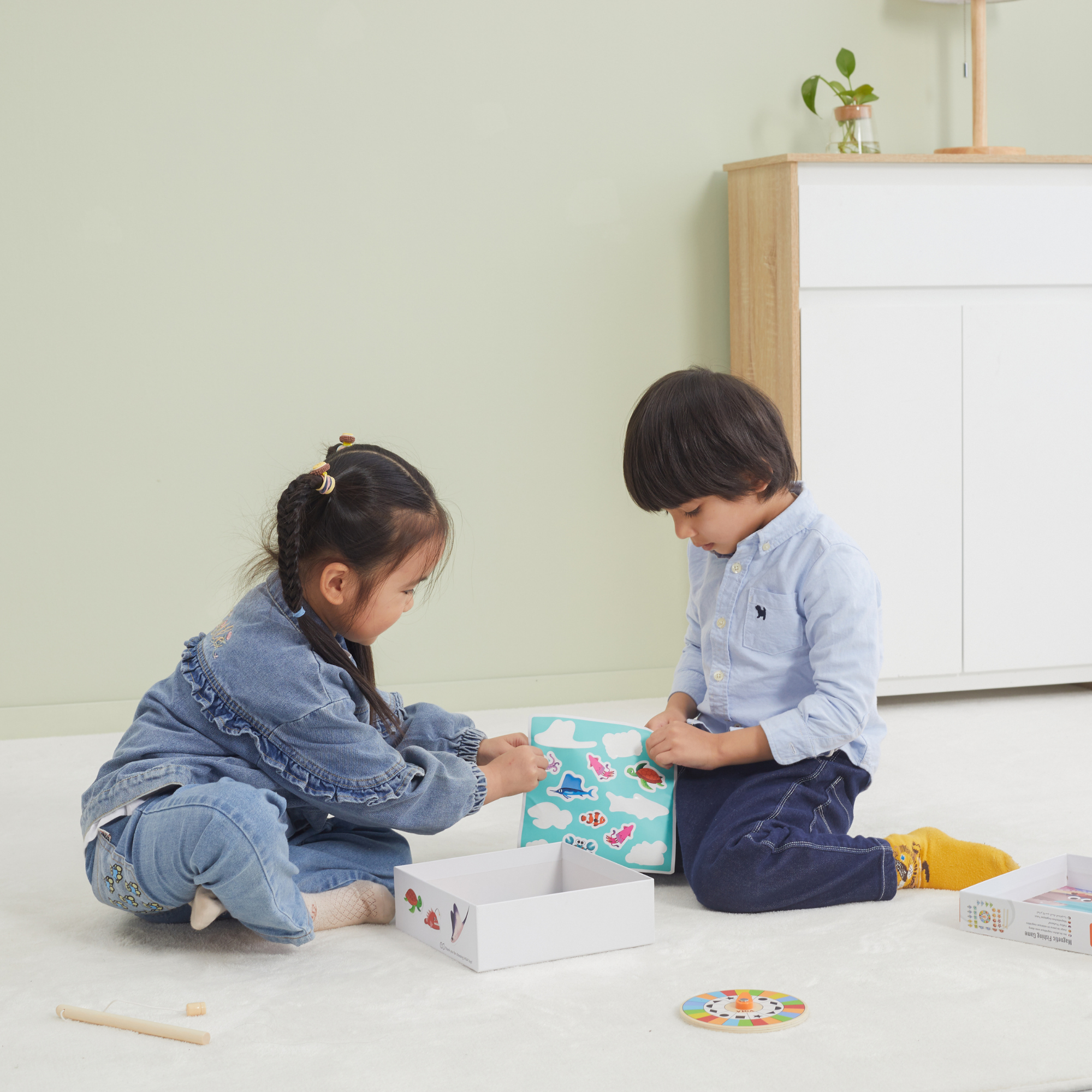 لعبة فيجا لصيد الأسماك، 26 قطعة من الألغاز المغناطيسية، لعبة مونتيسوري الخشبية، تنمي المهارات الحسية والإدراكية والحركية الدقيقة، لعبة تعليمية للأطفال غير سامة وصديقة للبيئة، مناسبة للأطفال من سن 18 شهرًا فما فوق