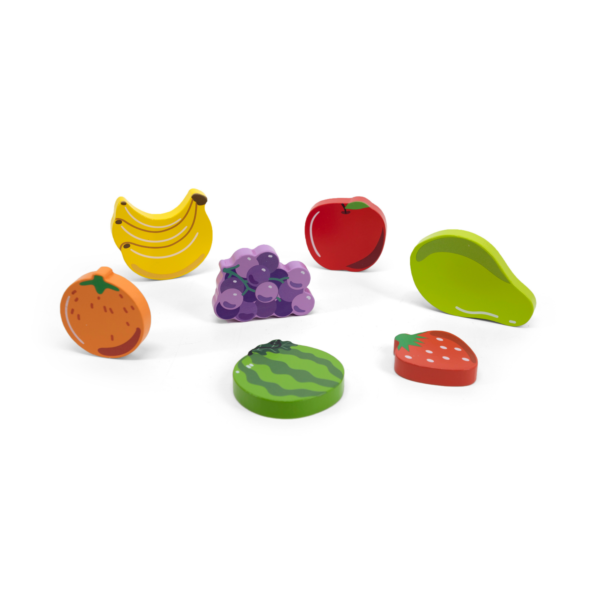 لعبة أحجية مكعبات فيجا فروتس، مكونة من 7 قطع، لعبة مونتيسوري الخشبية، تنمي المهارات الحسية والإدراكية والحركية الدقيقة، غير سامة وصديقة للبيئة، مناسبة للأولاد والبنات من سن 18 شهرًا فما فوق