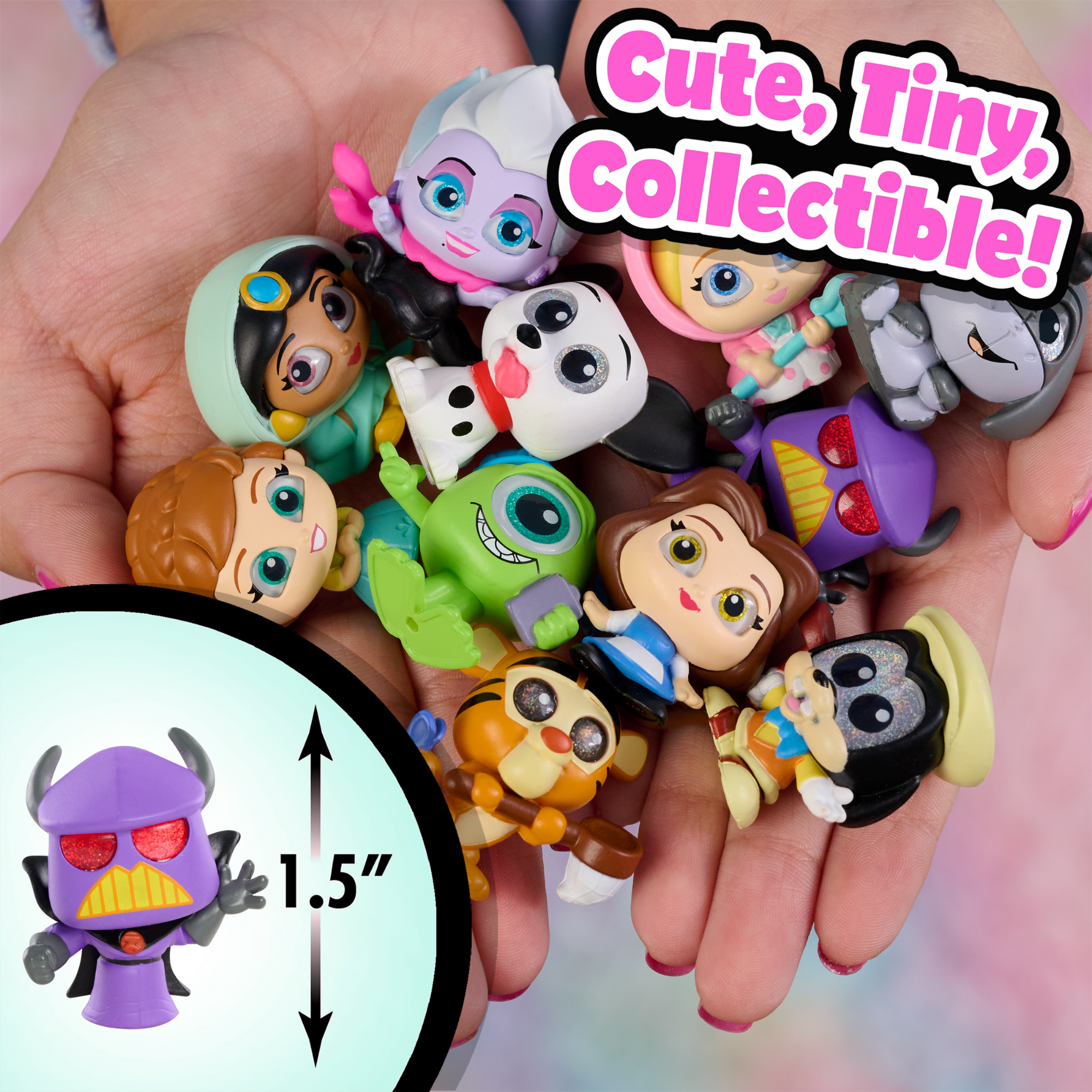 مجموعة ديزني دورابلز ليتس جو سيريز 3 "مركبات رحلات الطرق" شخصيات مصغرة قابلة للتجميع، 1.5 بوصة (3.8 سم) من التماثيل الصغيرة ومجموعة لعب المركبات، لعبة أطفال مرخصة رسميًا للأعمار من 5 سنوات فما فوق من جاست بلاي