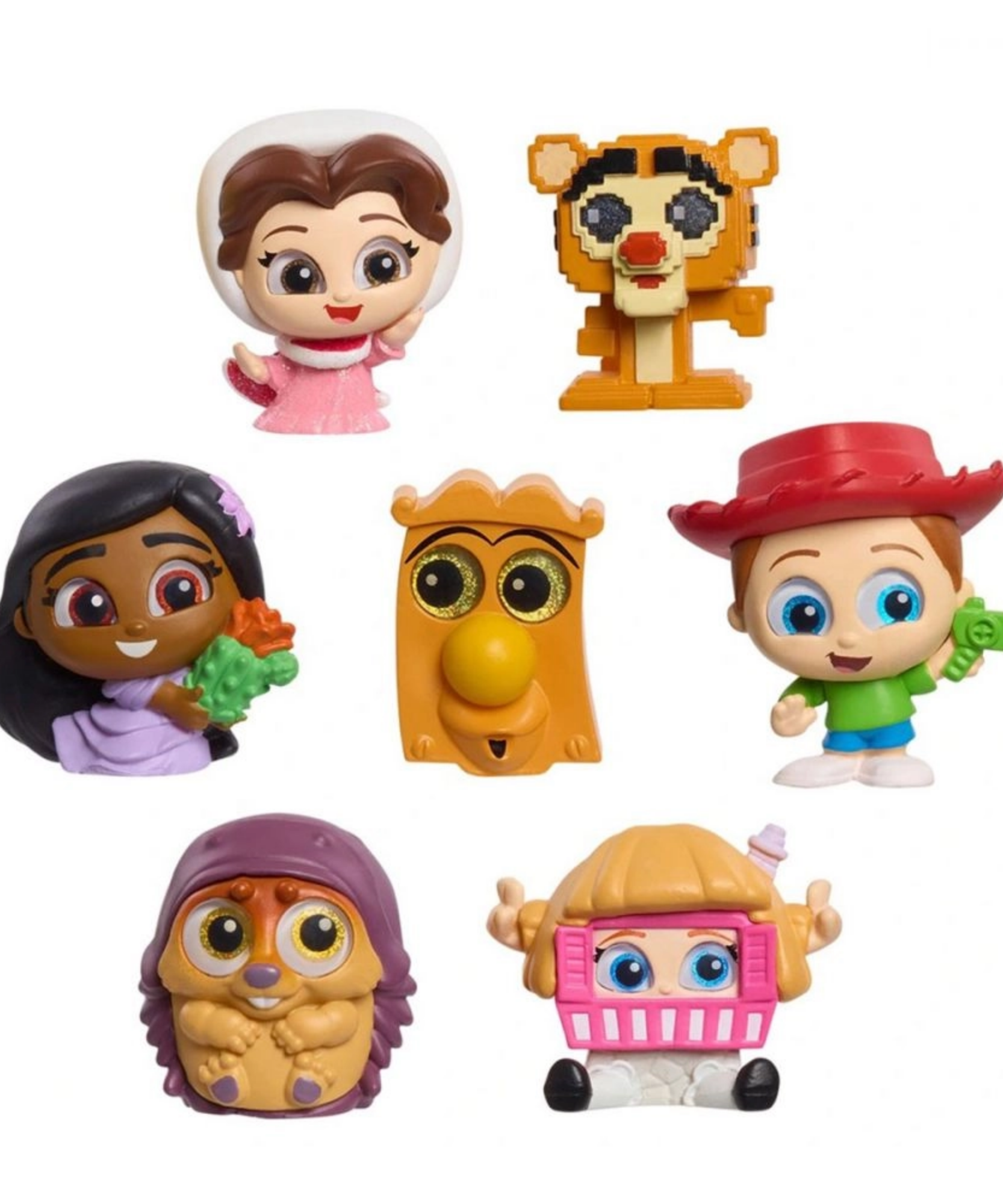 مجموعة ديزني دورابلز مجسمات بيكسل بيرفكت الصغيرة القابلة للتجميع، 1.5 بوصة (3.8 سم)، تتضمن 5-7 مجسمات في كل علبة، لعبة أطفال مرخصة رسميًا للأعمار من 5 سنوات فما فوق من جاست بلاي