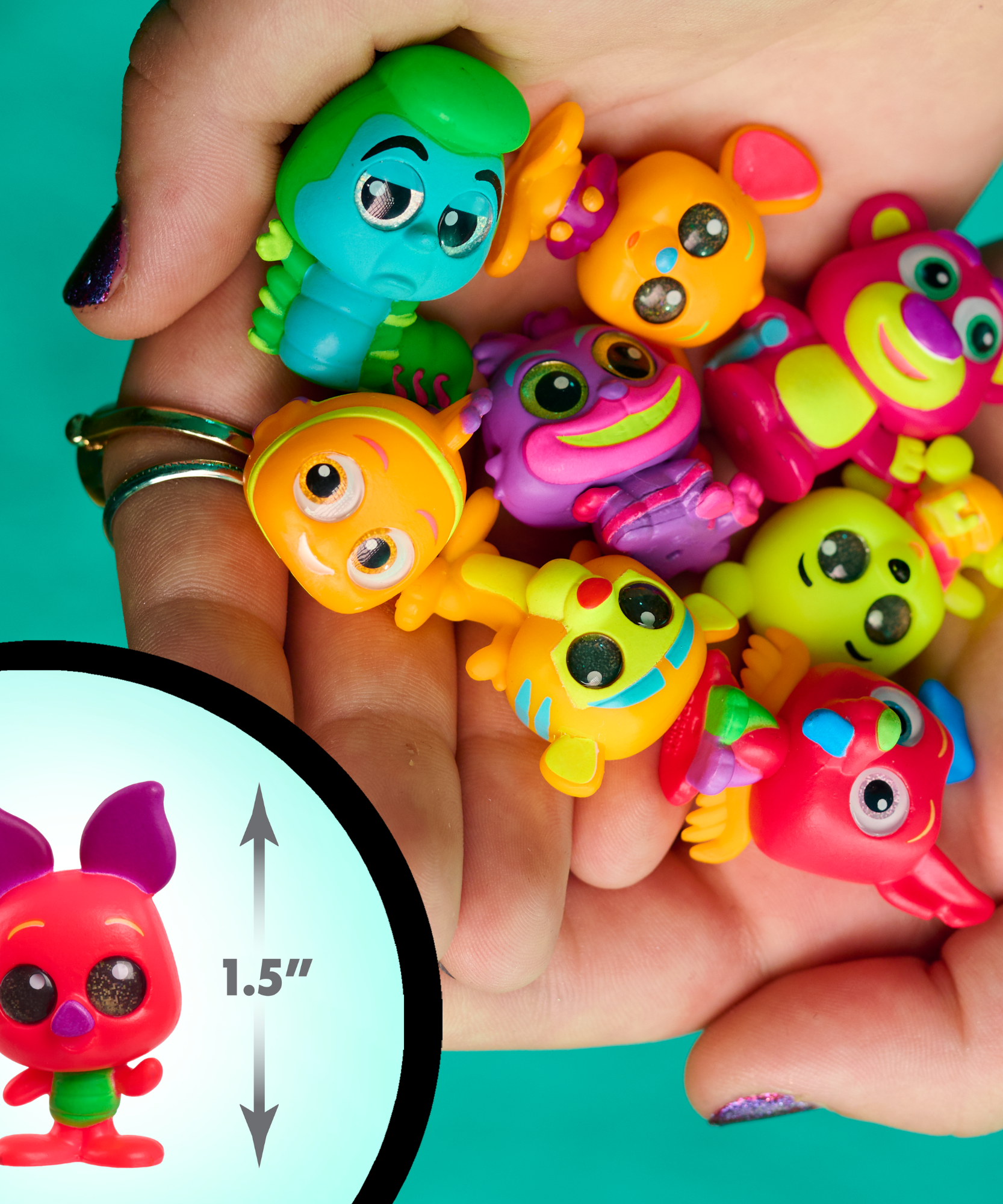 تتميز مجموعة Disney Doorables Neon Glow Peek بـ 2 حقيبة مرئية و3 حقائب مخفية مقاس 1.5 بوصة (3.8 سم) مجسمات صغيرة قابلة للتجميع، 5 من 35 مجسمًا قابلًا للتجميع، لعبة أطفال مرخصة رسميًا للأعمار من 5 سنوات فما فوق من Just Play