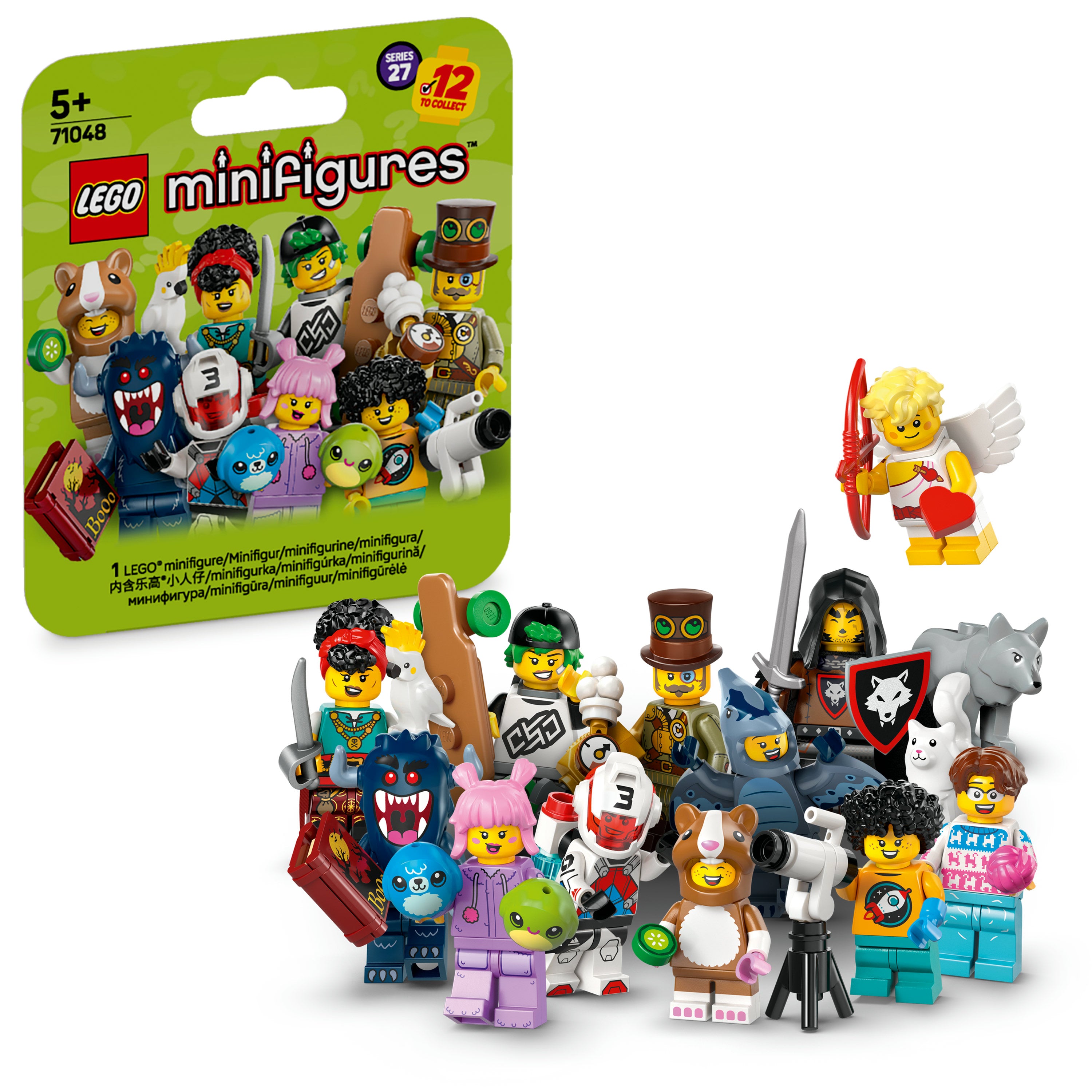 LEGO Minifigures Series 27 71048 Surprise Minifigure Collectible, Building Toy for Kids 5+ Boys Mystery Figure Series 27