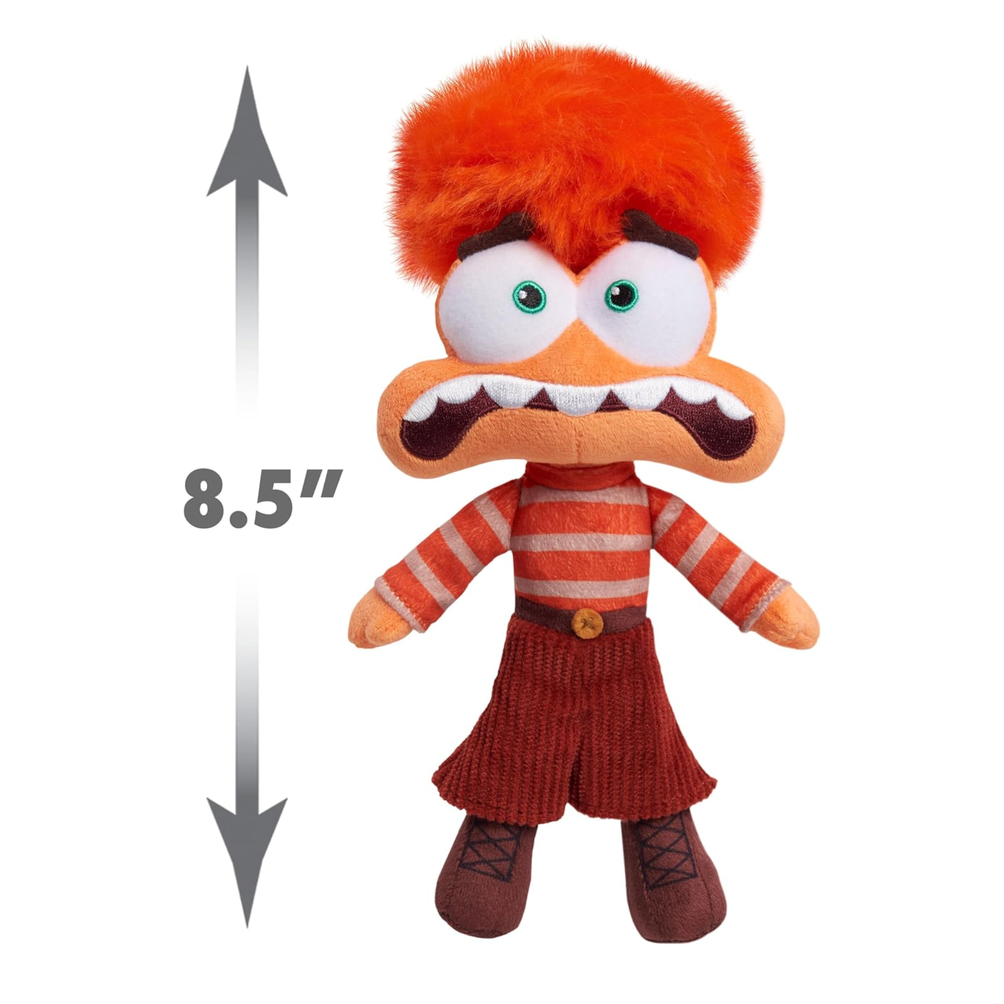 لعبة "Anxiety" المحشوة من Inside Out 2، مقاس 8.5 بوصة (22 سم)، ناعمة ومحببة، مناسبة للأطفال من سن 3 سنوات فما فوق، مرخصة رسميًا من Just Play