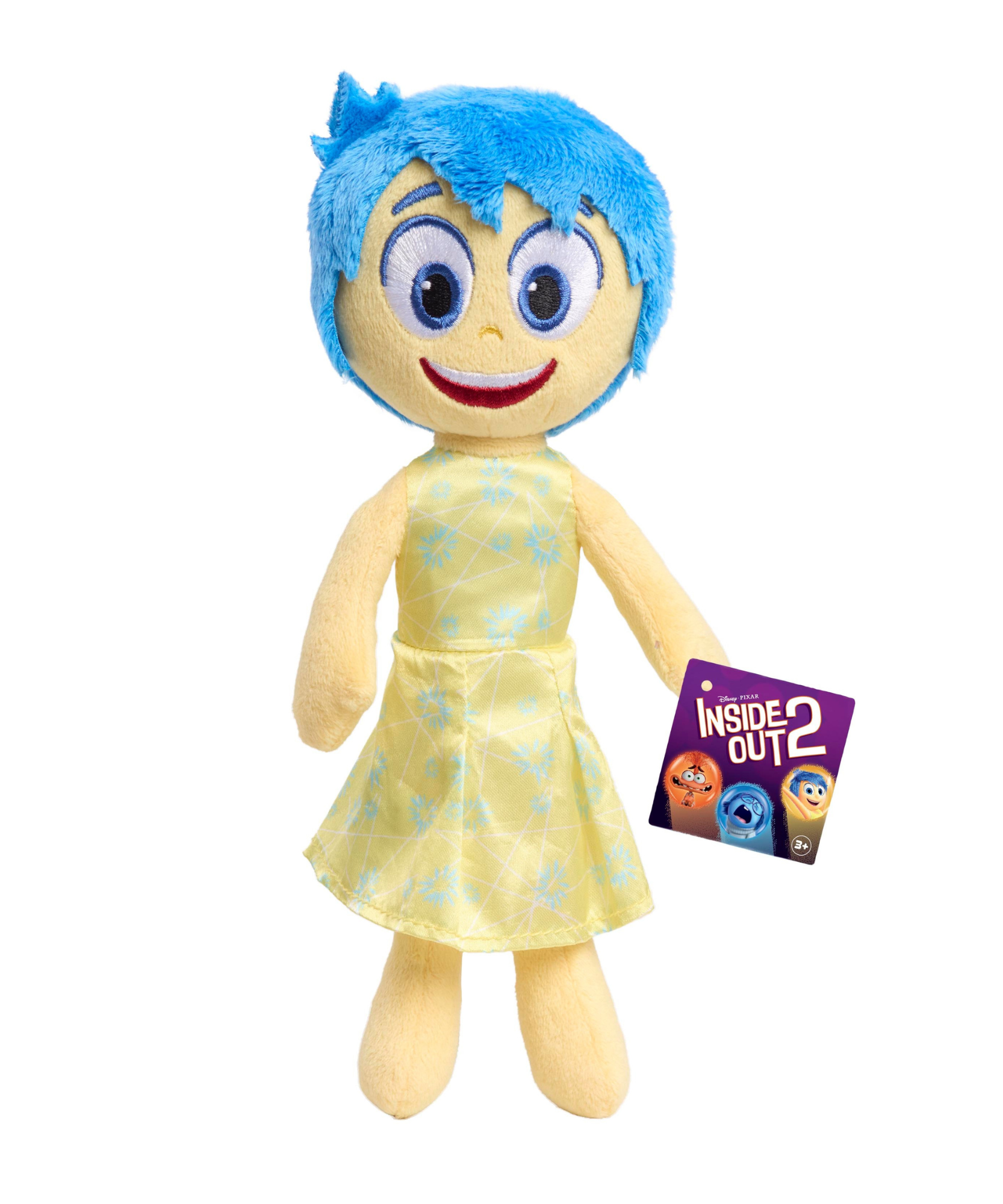 لعبة "Anxiety" المحشوة من Inside Out 2، مقاس 8.5 بوصة (22 سم)، ناعمة ومحببة، مناسبة للأطفال من سن 3 سنوات فما فوق، مرخصة رسميًا من Just Play