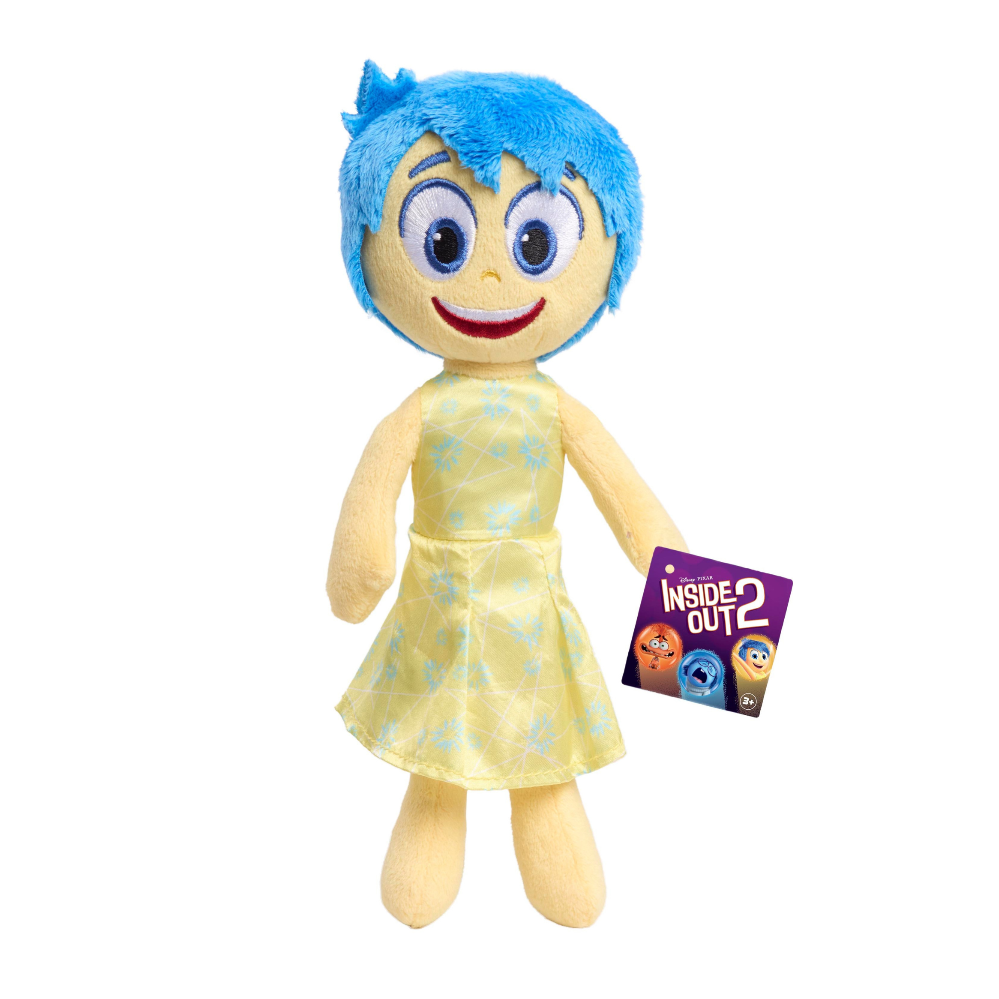 لعبة "Anxiety" المحشوة من Inside Out 2، مقاس 8.5 بوصة (22 سم)، ناعمة ومحببة، مناسبة للأطفال من سن 3 سنوات فما فوق، مرخصة رسميًا من Just Play