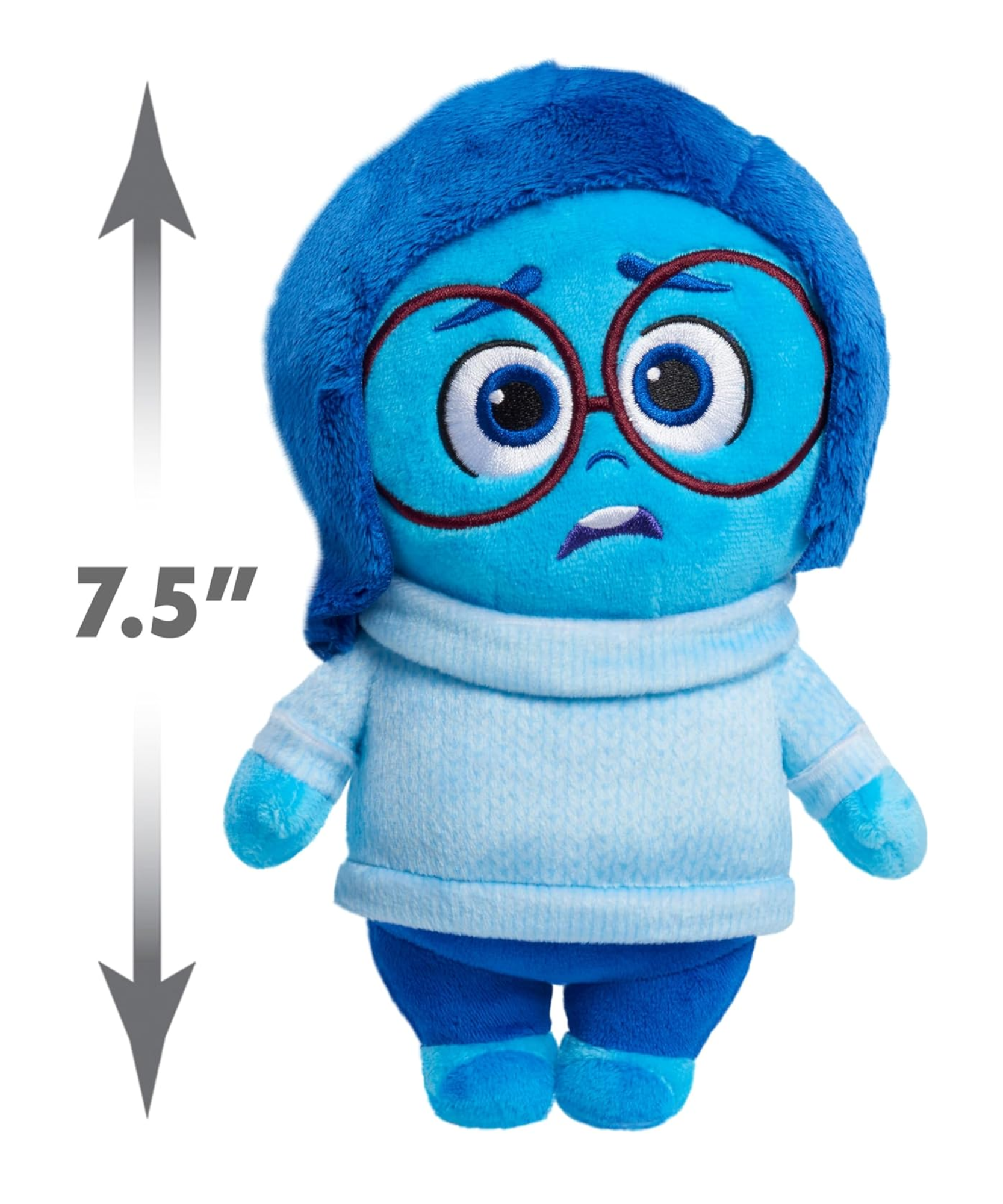 لعبة "Anxiety" المحشوة من Inside Out 2، مقاس 8.5 بوصة (22 سم)، ناعمة ومحببة، مناسبة للأطفال من سن 3 سنوات فما فوق، مرخصة رسميًا من Just Play