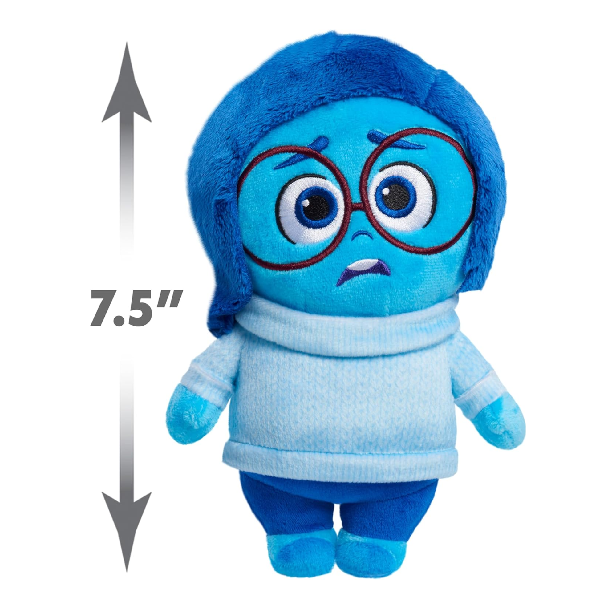 لعبة "Anxiety" المحشوة من Inside Out 2، مقاس 8.5 بوصة (22 سم)، ناعمة ومحببة، مناسبة للأطفال من سن 3 سنوات فما فوق، مرخصة رسميًا من Just Play