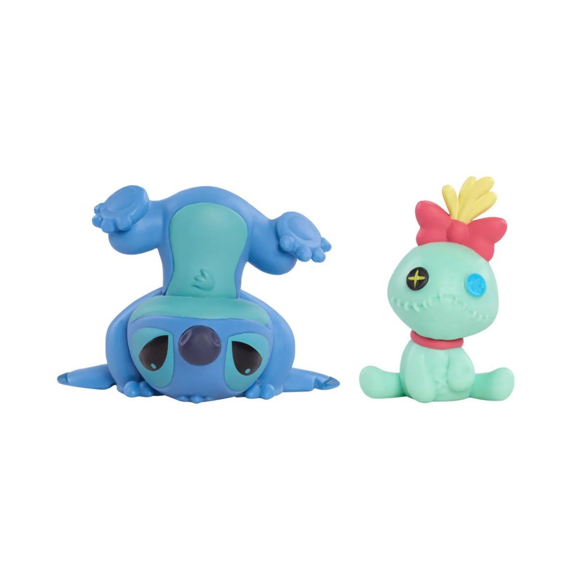 Disney Lilo & Stitch 2.35" Inch (6 cm) 2 Piece Collectible Stitch Figure Set Featuring Scrump, Officially Licensed Kids Toys by Just Play, Suitable for Children, Boys and Girls, Aged 3 Years+