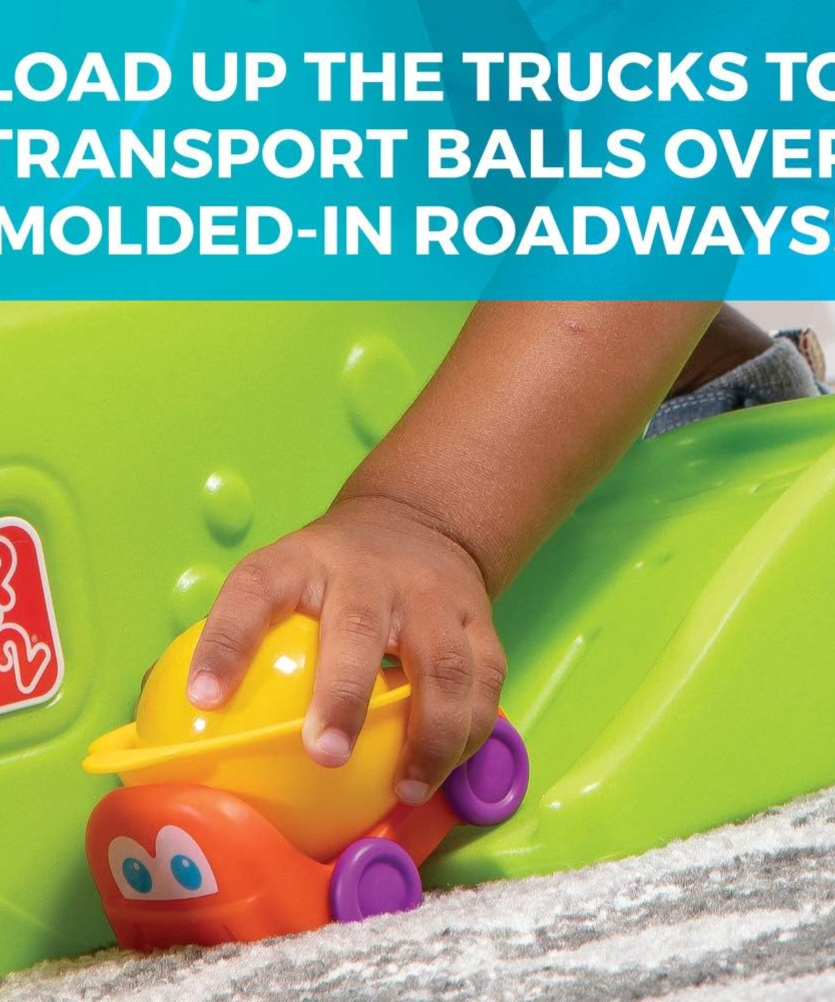 طاولة لعب حسية داخلية وخارجية من ستيب 2 بول باديز دبل دروب إتش كيو، لعبة نشاط مع 12 قطعة من الملحقات بما في ذلك الكرات ولعبة STEM ومركز الأنشطة، مناسبة للأولاد والبنات من عمر سنة فما فوق