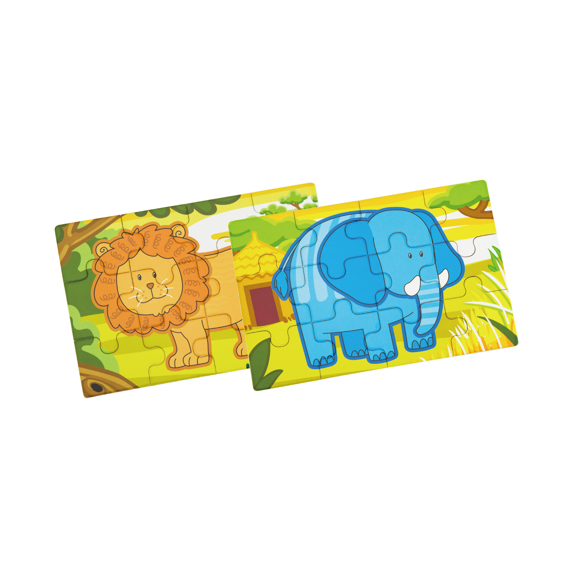 مجموعة أحجية فيجا جانجل، 48 قطعة، لعبة مونتيسوري الخشبية، تنمي المهارات الحسية والإدراكية والحركية الدقيقة، لعبة تعليمية للأطفال غير سامة وصديقة للبيئة، مناسبة للأولاد والبنات من عمر سنتين فما فوق