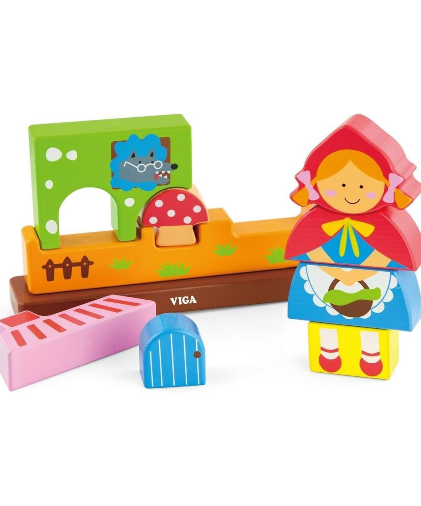 لعبة فيجا ذات الرداء الأحمر، أحجية مغناطيسية من 10 قطع، لعبة مونتيسوري خشبية، تنمي المهارات الحسية والإدراكية والحركية الدقيقة، لعبة تعليمية للأطفال غير سامة وصديقة للبيئة، مناسبة للأطفال من عمر سنتين فما فوق