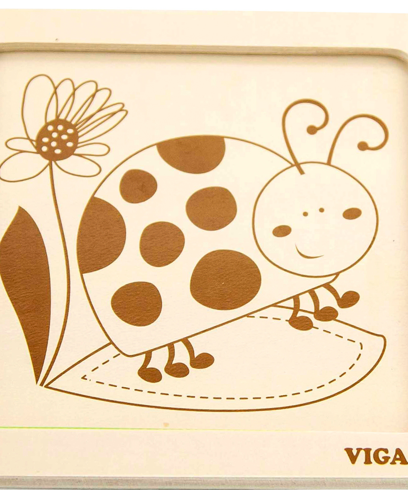 لعبة فيجا ليدي بيرد، أحجية مكعبات من 4 قطع، لعبة مونتيسوري الخشبية، تنمي المهارات الحسية والإدراكية والحركية الدقيقة، لعبة تعليمية للأطفال غير سامة وصديقة للبيئة، مناسبة للأولاد والبنات من سن 12 شهرًا فما فوق