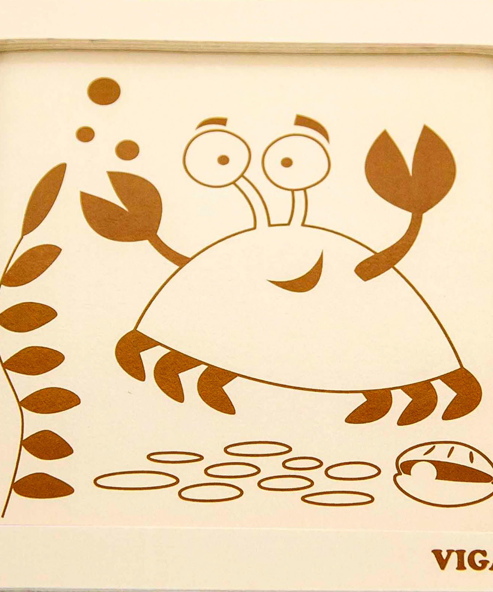 لعبة فيجا كراب، أحجية مكعبات من 4 قطع، لعبة مونتيسوري الخشبية، تنمي المهارات الحسية والإدراكية والحركية الدقيقة، لعبة تعليمية للأطفال غير سامة وصديقة للبيئة، مناسبة للأولاد والبنات من سن 12 شهرًا فما فوق