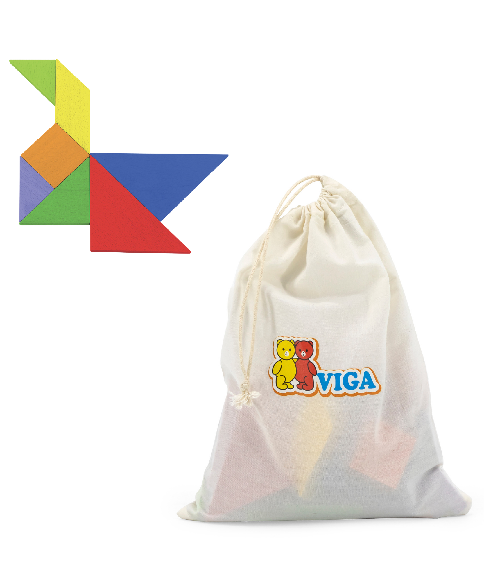 لعبة تانجرام مغناطيسية من فيجا، 35 قطعة أحجية هندسية، لعبة مونتيسوري خشبية، تُنمّي المهارات الحسية والإدراكية والحركية الدقيقة، لعبة تعليمية غير سامة وصديقة للبيئة للأطفال، للأولاد والبنات من عمر 3 سنوات فما فوق