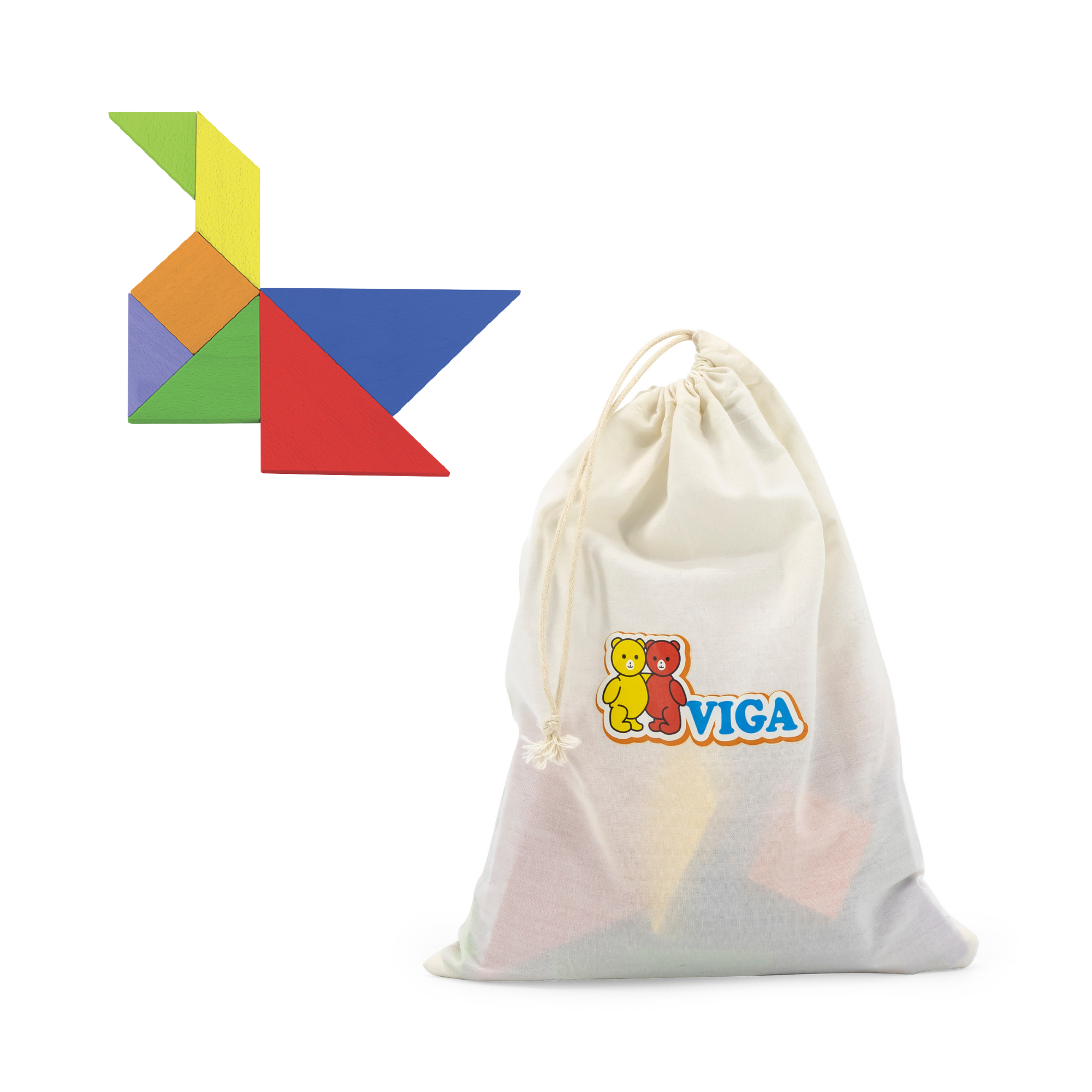 لعبة تانجرام مغناطيسية من فيجا، 35 قطعة أحجية هندسية، لعبة مونتيسوري خشبية، تُنمّي المهارات الحسية والإدراكية والحركية الدقيقة، لعبة تعليمية غير سامة وصديقة للبيئة للأطفال، للأولاد والبنات من عمر 3 سنوات فما فوق