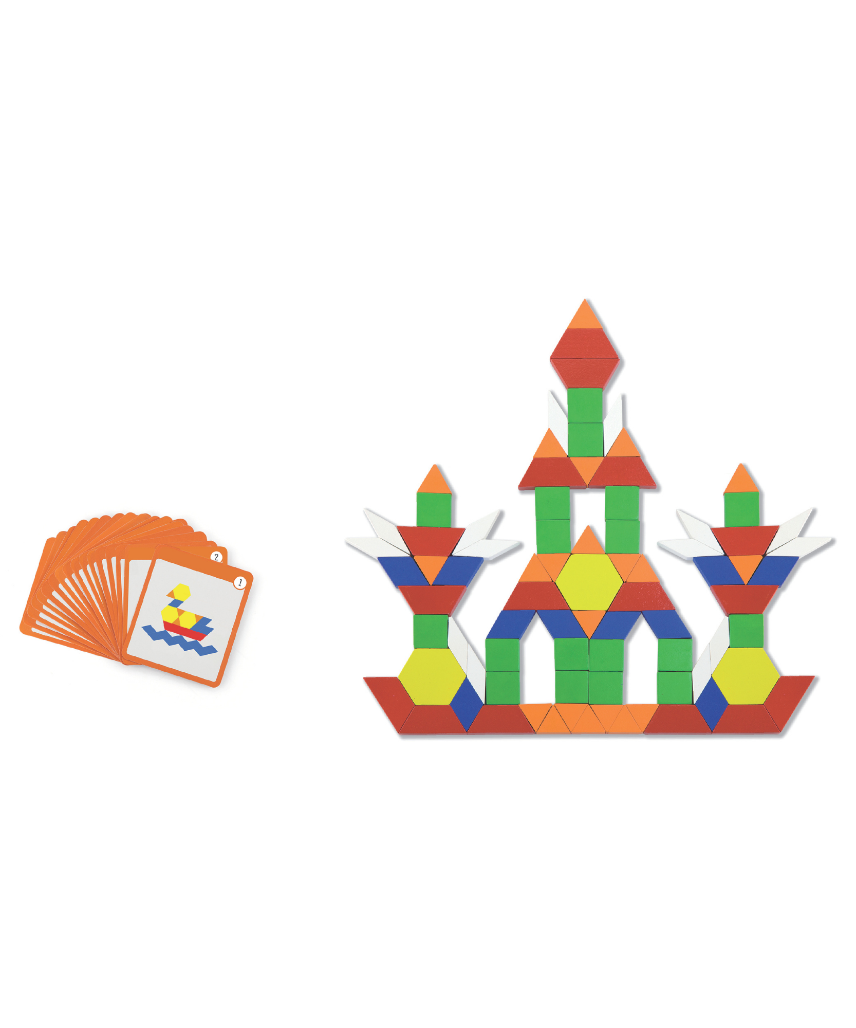 مكعبات هندسية من فيجا، 102 قطعة أحجية مغناطيسية، لعبة مونتيسوري خشبية، تنمي المهارات الحسية والإدراكية والحركية الدقيقة، غير سامة وصديقة للبيئة، لعبة تعليمية للأطفال، مناسبة للأطفال من سن 3 سنوات فما فوق