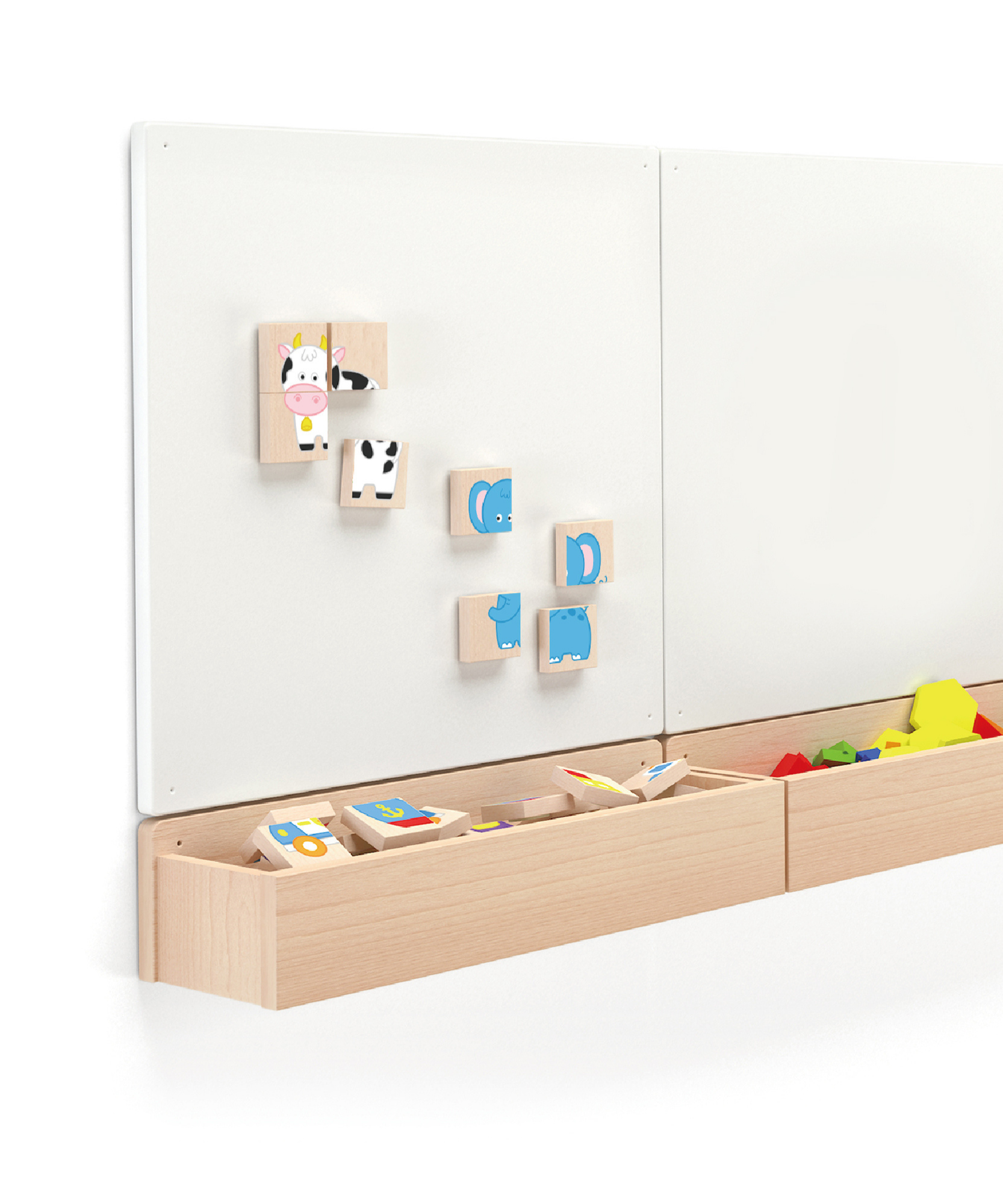 لعبة أحجية مغناطيسية من فيجا أنيمالز، 32 قطعة، لعبة مونتيسوري خشبية، تنمي المهارات الحسية والإدراكية والحركية الدقيقة، غير سامة وصديقة للبيئة، مناسبة للأطفال من سن 18 شهرًا فما فوق