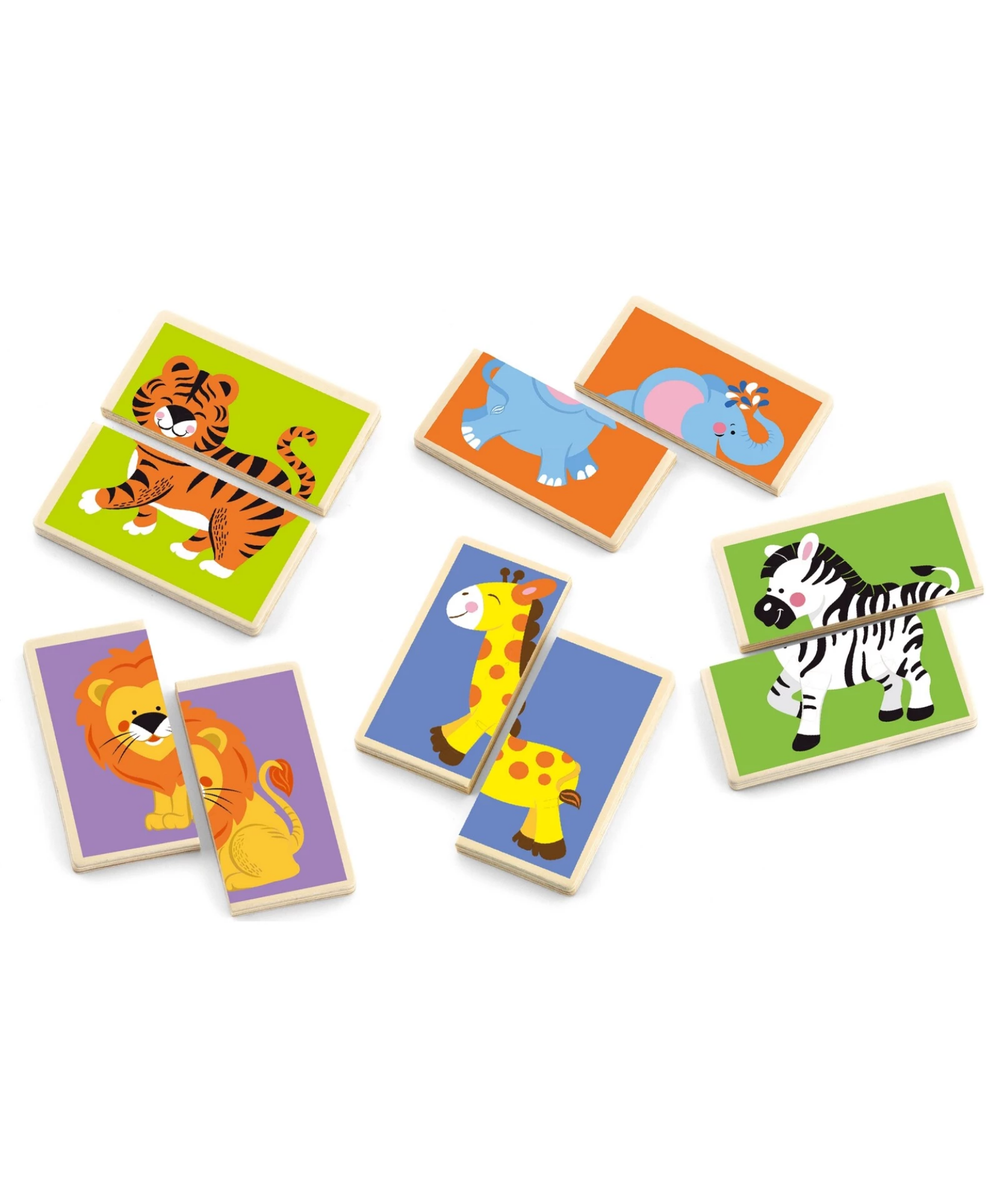 لعبة أحجية فيجا وايلد أنيملز، 36 قطعة، لعبة مونتيسوري الخشبية، تُنمّي المهارات الحسية والإدراكية والحركية الدقيقة، غير سامة وصديقة للبيئة، مناسبة للأطفال من سن 3 سنوات فما فوق