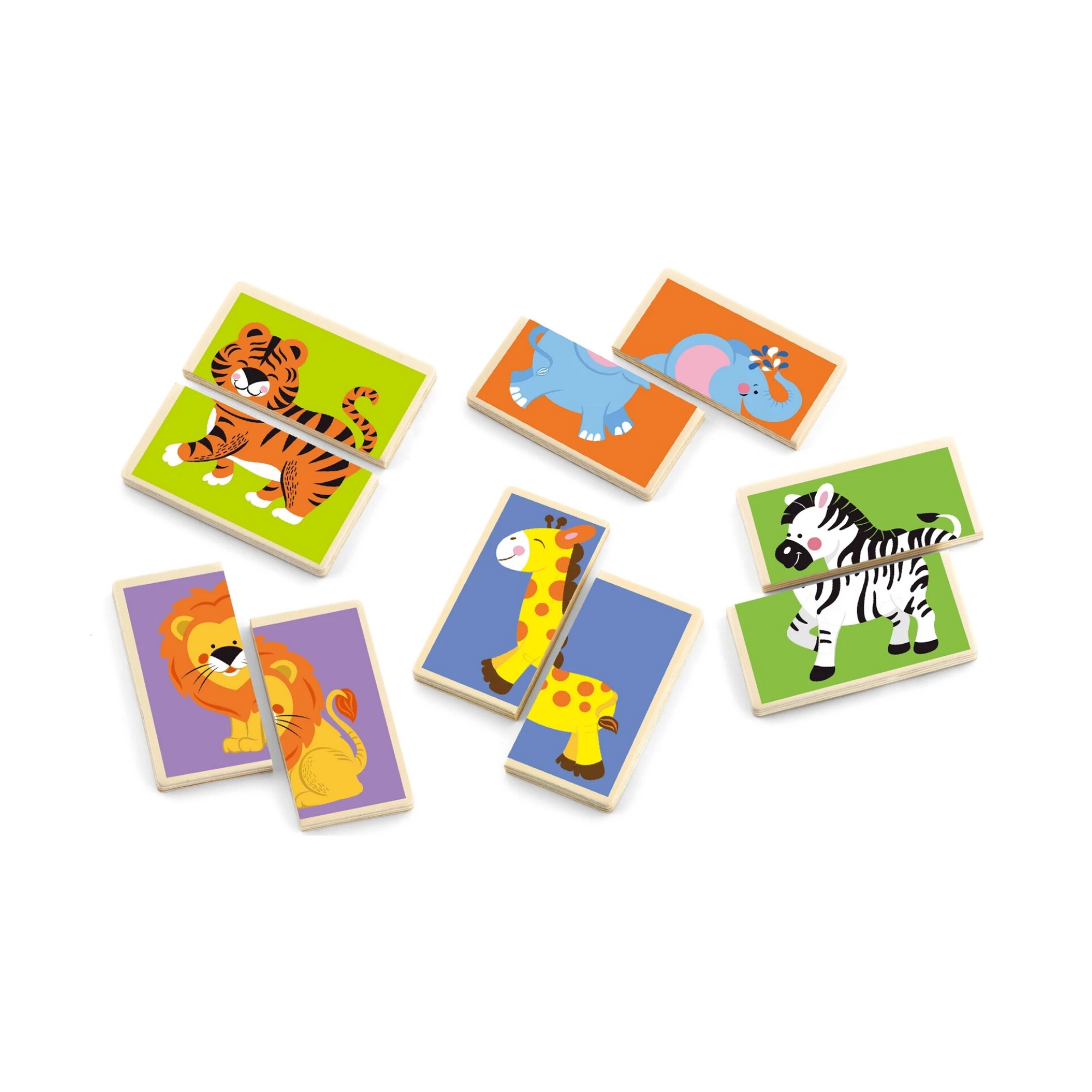 لعبة أحجية فيجا وايلد أنيملز، 36 قطعة، لعبة مونتيسوري الخشبية، تُنمّي المهارات الحسية والإدراكية والحركية الدقيقة، غير سامة وصديقة للبيئة، مناسبة للأطفال من سن 3 سنوات فما فوق