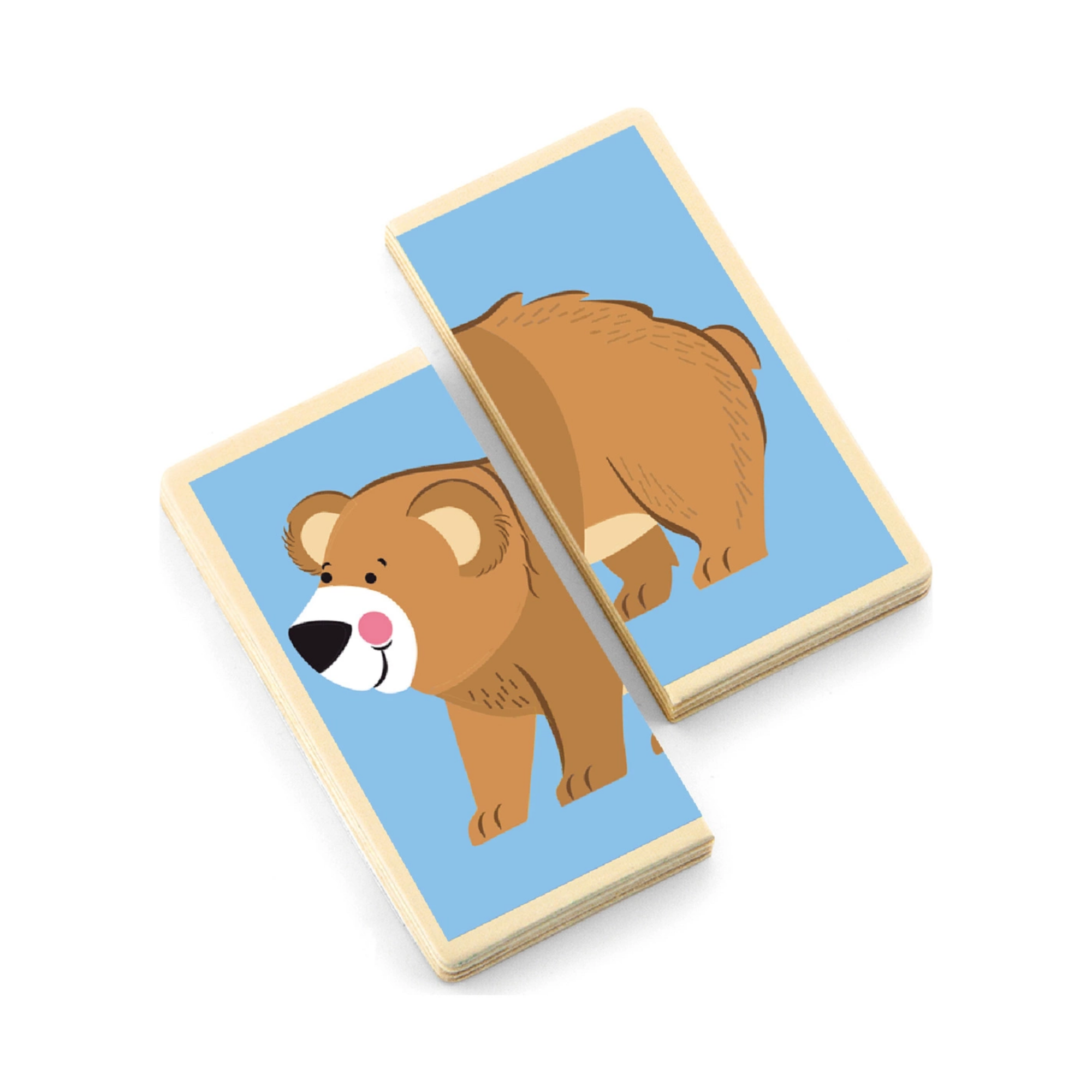 لعبة أحجية فيجا وايلد أنيملز، 36 قطعة، لعبة مونتيسوري الخشبية، تُنمّي المهارات الحسية والإدراكية والحركية الدقيقة، غير سامة وصديقة للبيئة، مناسبة للأطفال من سن 3 سنوات فما فوق