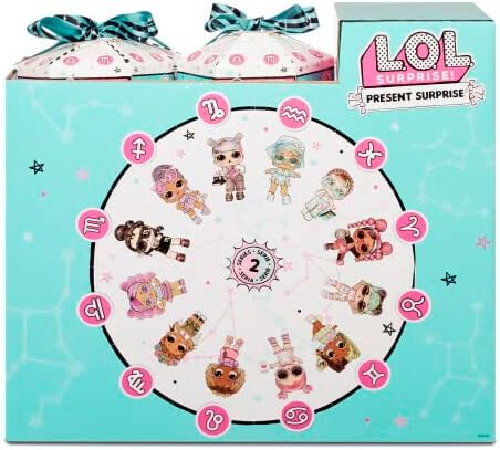 L.O.L. Surprise Present Tots Series 2 Doll with 8 Surprises, Star Sign Themed Fashion Doll, 3 Inch Collectible Toy for Girls