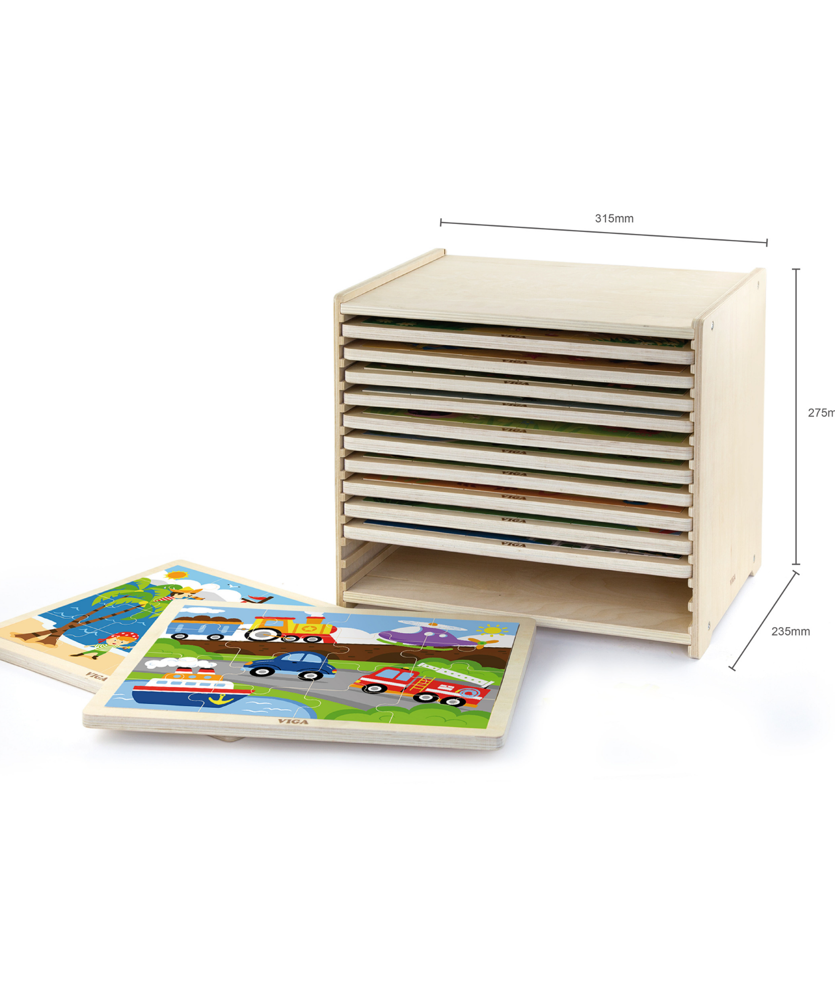 مجموعة فيجا من 12 قطعة من أحجية الصور المقطوعة، لعبة مونتيسوري الخشبية، تنمي المهارات الحسية والإدراكية والحركية الدقيقة، لعبة تعليمية للأطفال غير سامة وصديقة للبيئة، مناسبة للأولاد والبنات من عمر سنتين فما فوق