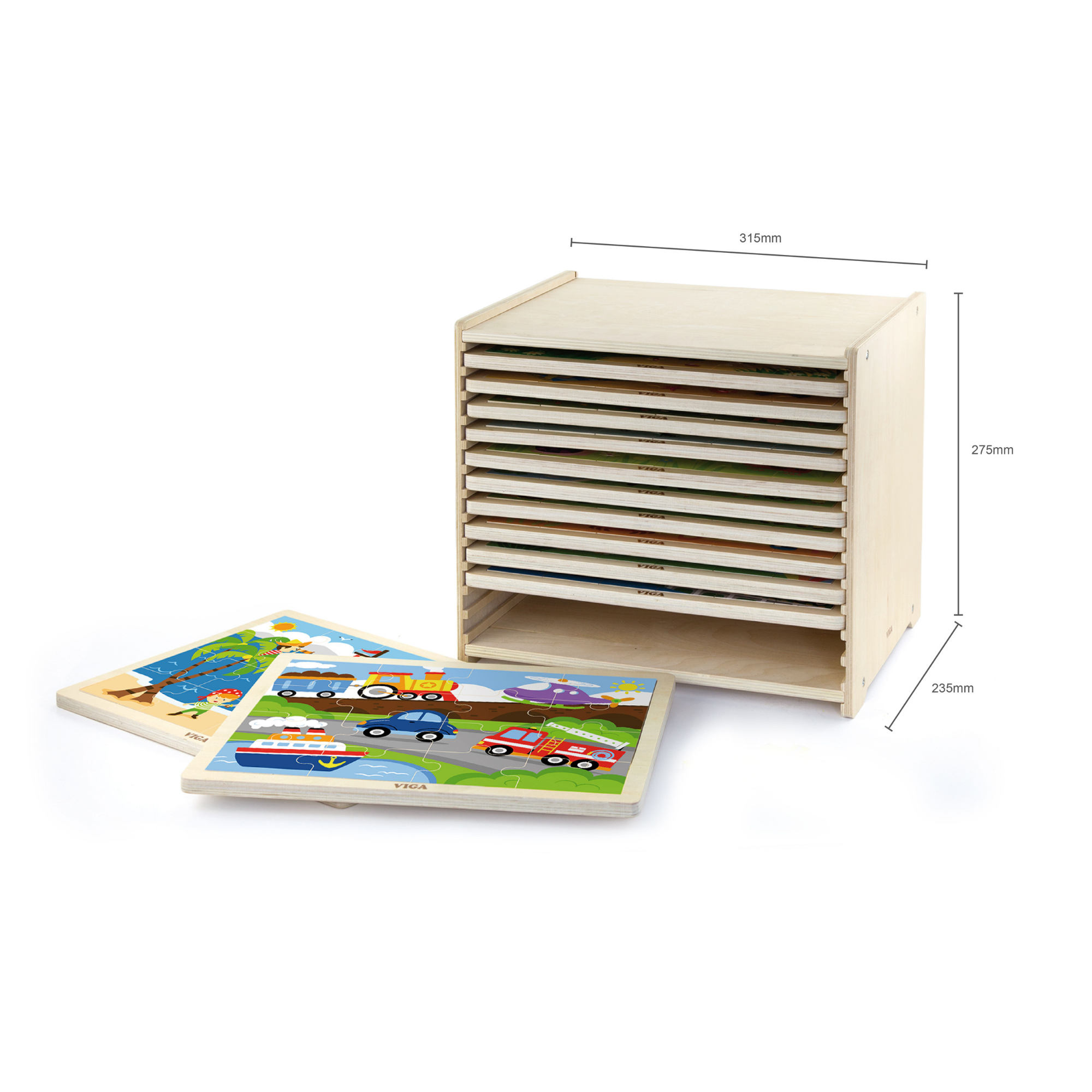 مجموعة فيجا من 12 قطعة من أحجية الصور المقطوعة، لعبة مونتيسوري الخشبية، تنمي المهارات الحسية والإدراكية والحركية الدقيقة، لعبة تعليمية للأطفال غير سامة وصديقة للبيئة، مناسبة للأولاد والبنات من عمر سنتين فما فوق