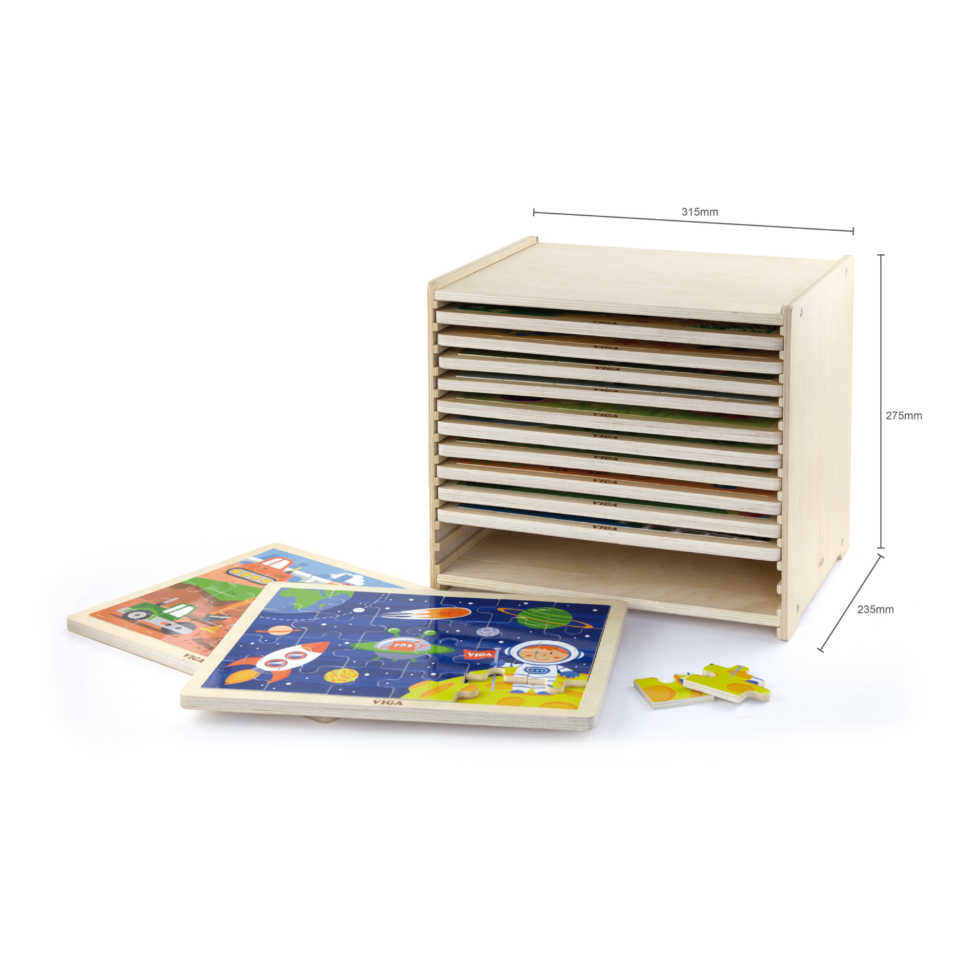 مجموعة فيجا من 12 قطعة، 24 قطعة من أحجية الصور المقطوعة، لعبة مونتيسوري الخشبية، تنمي المهارات الحسية والإدراكية والحركية الدقيقة، لعبة تعليمية للأطفال غير سامة وصديقة للبيئة، مناسبة للأولاد والبنات من عمر سنتين فما فوق
