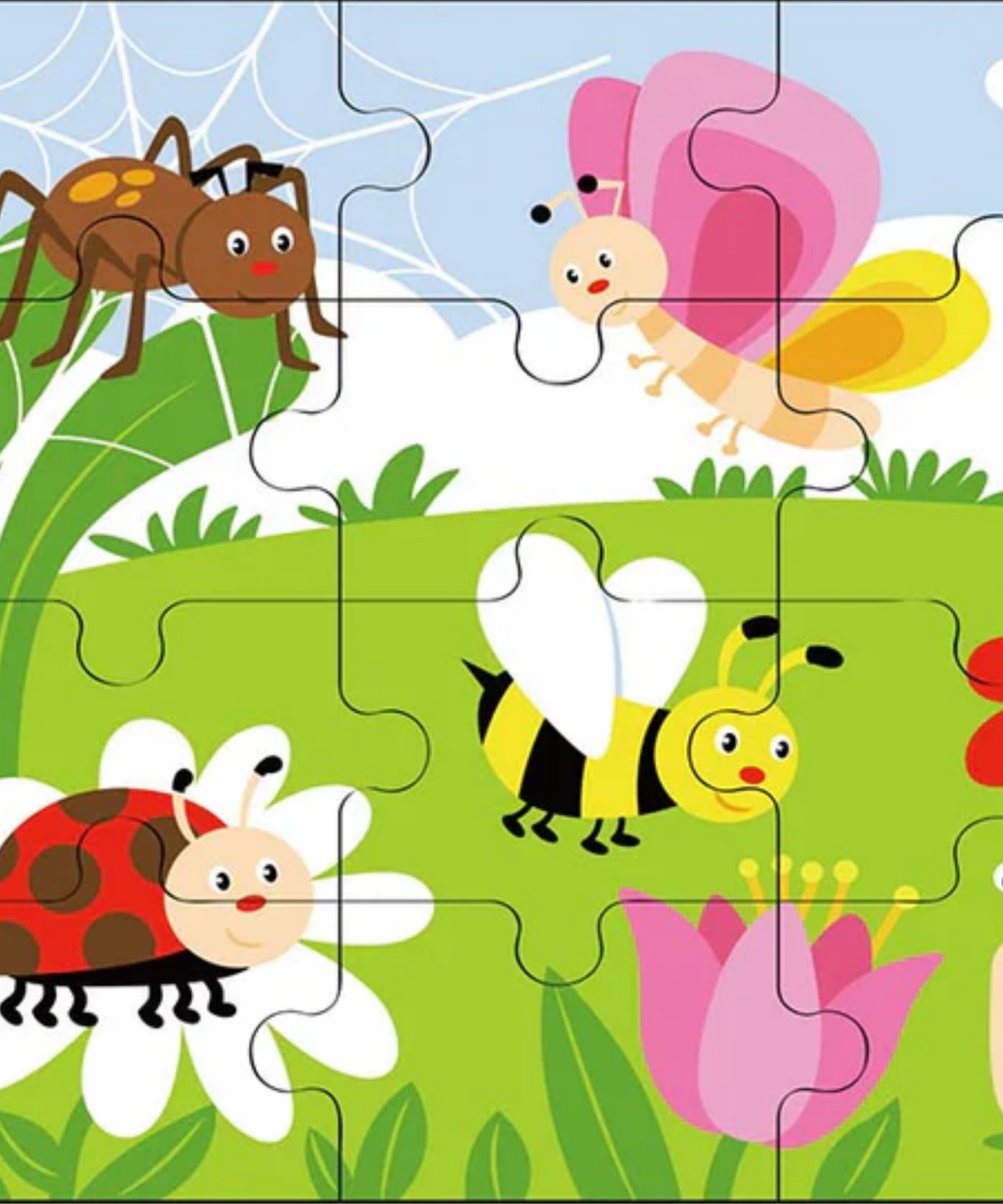 فيجا بارك، أحجية الصور المقطوعة من 16 قطعة، لعبة مونتيسوري الخشبية، تنمي المهارات الحسية والإدراكية والحركية الدقيقة، لعبة تعليمية للأطفال غير سامة وصديقة للبيئة، مناسبة للأولاد والبنات من عمر سنتين فما فوق