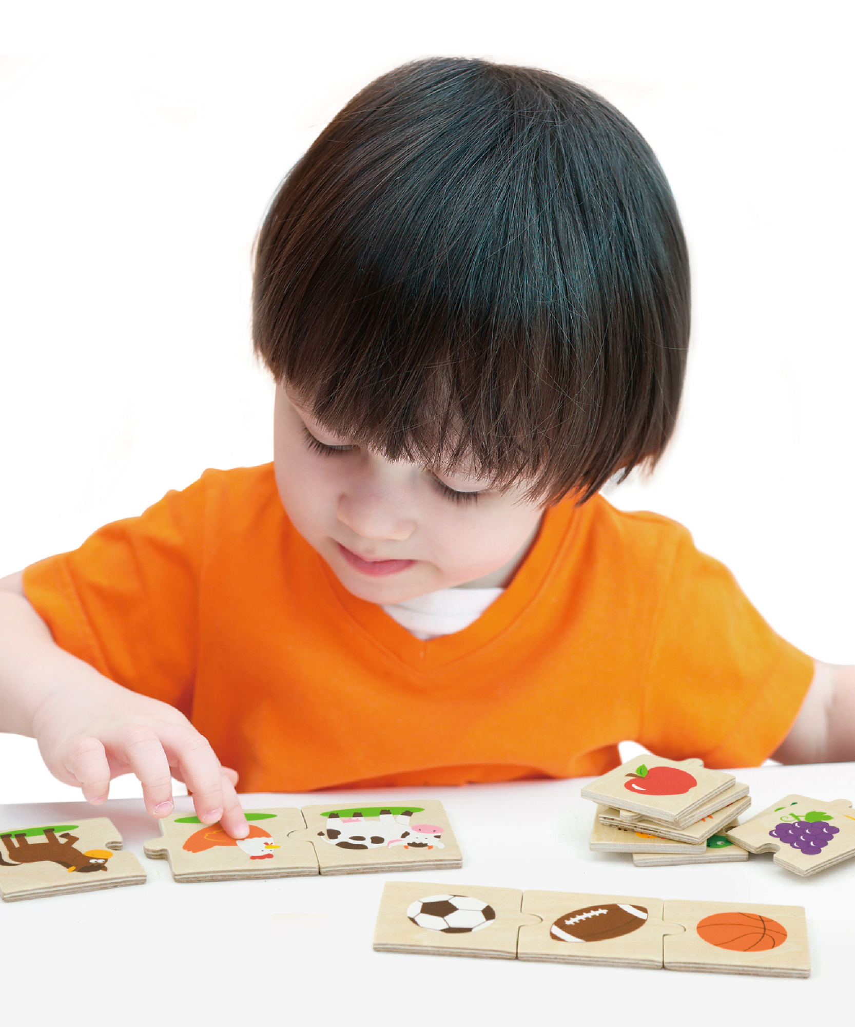 Viga General Categorizing, 24 Piece Mix & Match Puzzle, Montessori Wooden Toy, Develops Sensory, Cognitive & Fine Motor Skills, Non-Toxic & Eco-friendly Kids Educational Toy, 18M+