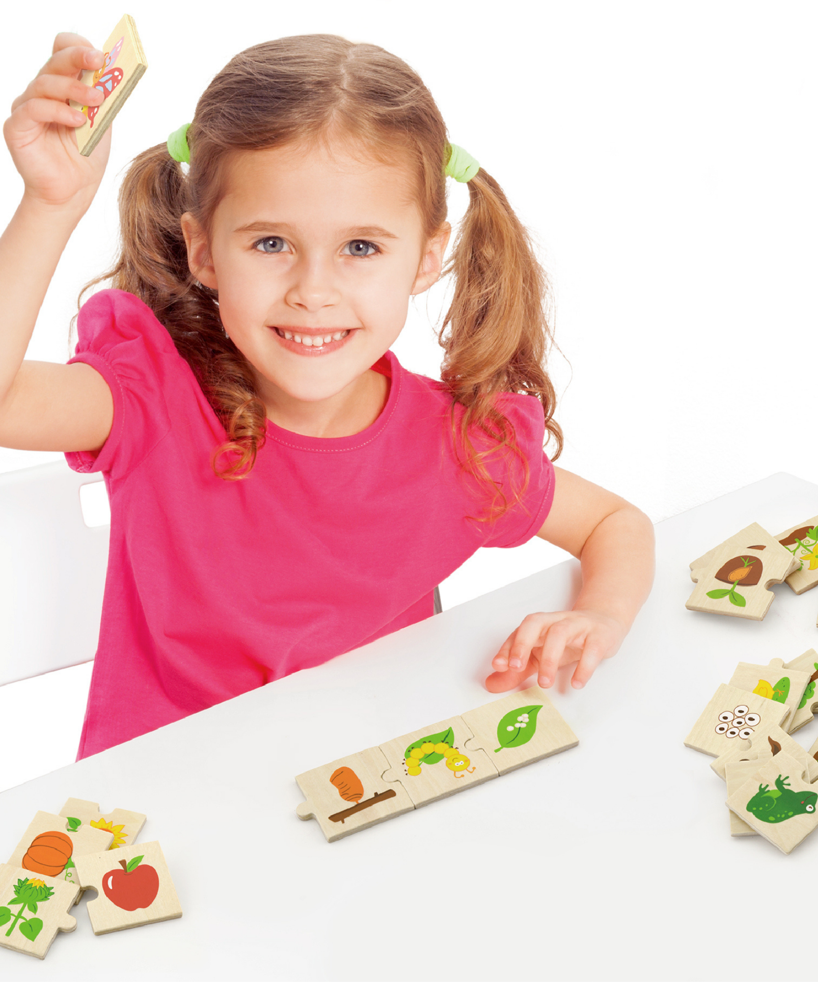 لعبة فيجا لتنمية النباتات والحيوانات، 24 قطعة، لعبة مونتيسوري خشبية، تُنمّي المهارات الحسية والإدراكية والحركية الدقيقة، غير سامة وصديقة للبيئة، مناسبة للأطفال من عمر 18 شهرًا فما فوق