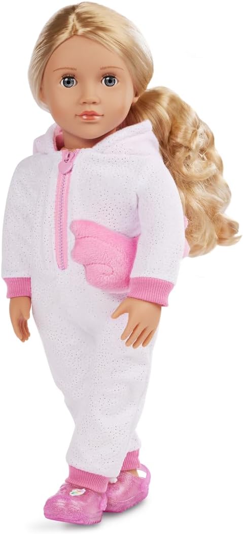 Our Generation Doll w/Unicorn Pajama, Lilian | Premium Quality Toy for Kids