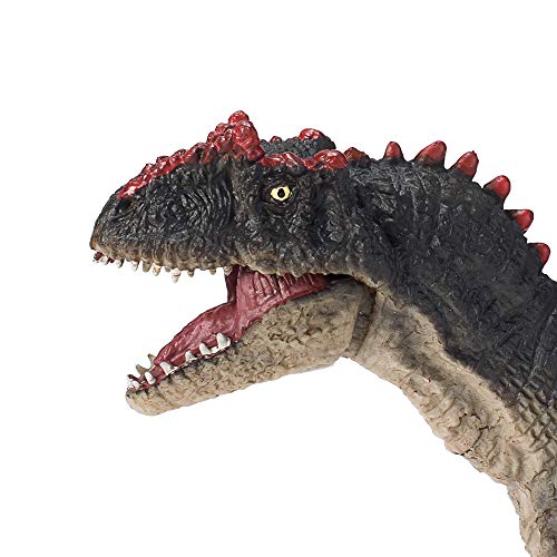 MOJO Allosaurus with Articulated Jaw Figurine, Hand-Painted Prehistoric Dinosaur, Realistic Collectible Toy, Educational Diorama Model, Ages 3+
