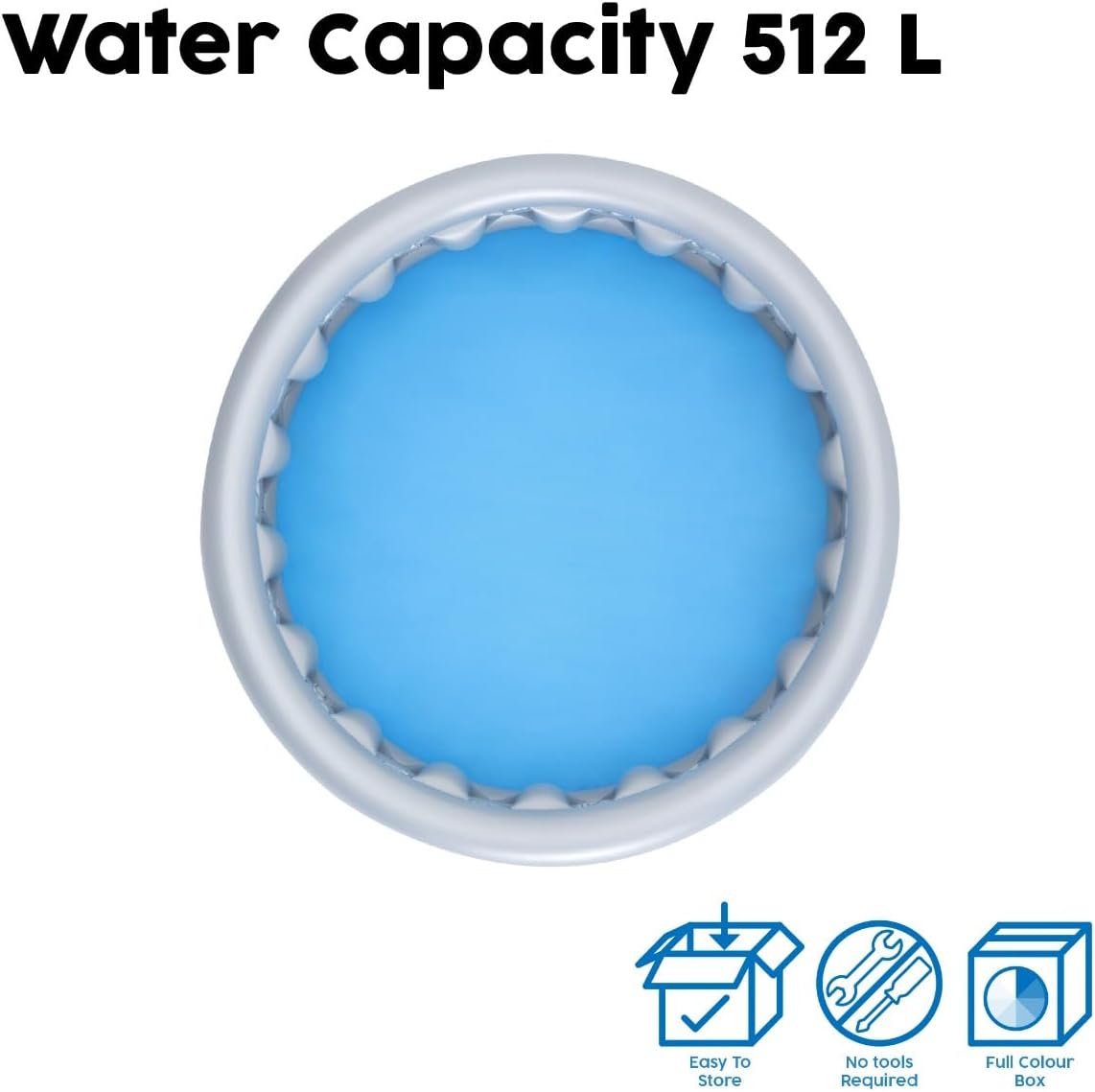 Bestway 60" x H17"/1.52m x H43cm Space Ship Pool
