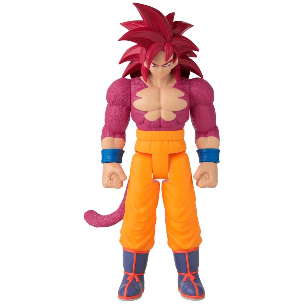 BANDAI Dragon Ball Daima Limit Breaker SS4 Figure Goku Daima, 30 cm, TV Series Dragon Ball Daima (2024), Movable and Multicoloured (40903)