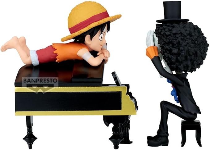 One Piece Monkey D. Luffy & Brook Log Stories WCF – Bandai Spirits Official Prize Figure