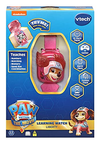 VTech 525553 PAW Patrol: The Movie: Learning Watch-Liberty, Pink