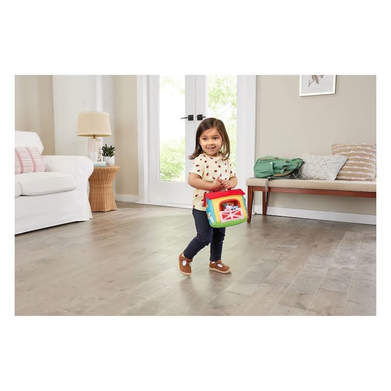 VTech Farmyard Animals Soft Play Set – Interactive Baby Toy with Plush Farm Animals, Tractor & Play Mat | Teaches Animal Sounds, Music & Imaginative Play | Portable Barn Storage