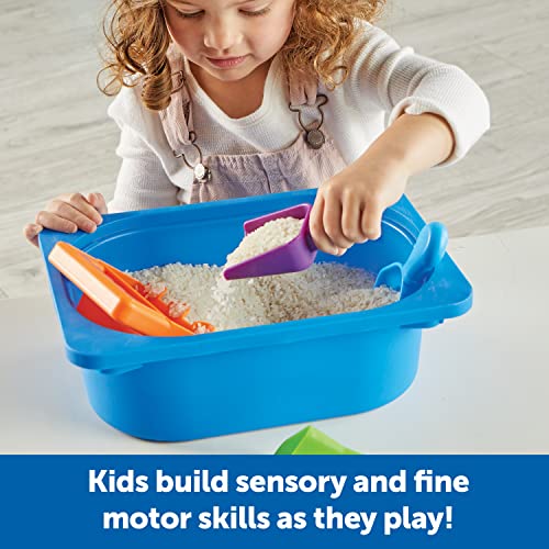 Learning Resources Helping Hands Sensory Scoops, 4 Pieces, Ages 3+, fine Motor Skills Toys for Children, Toddler Water and Sand Play Set